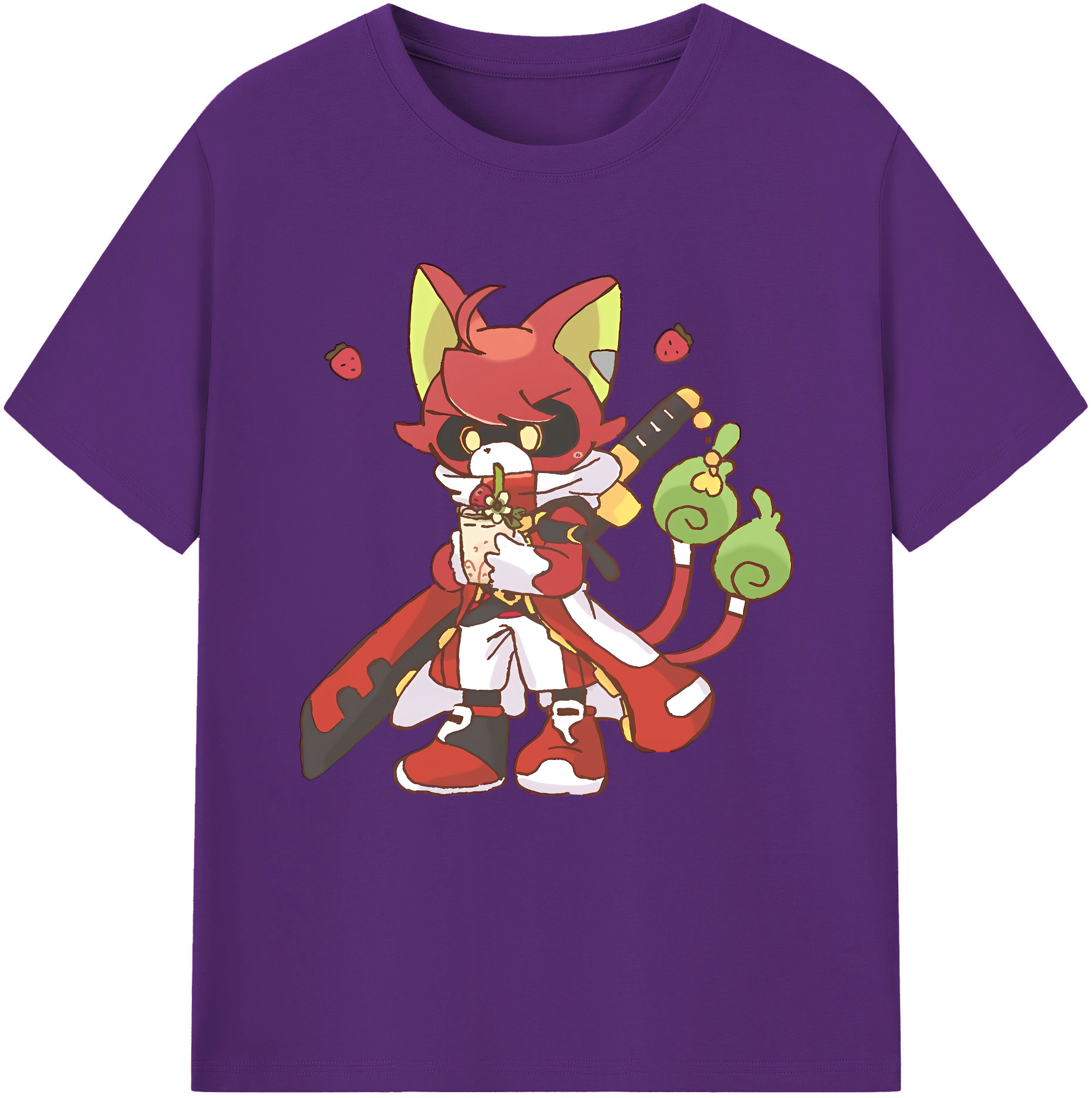 （画像用） 妖怪ウォッチ Yo-kai Watch 綿100％半袖Tシャツ（フロントプリント）