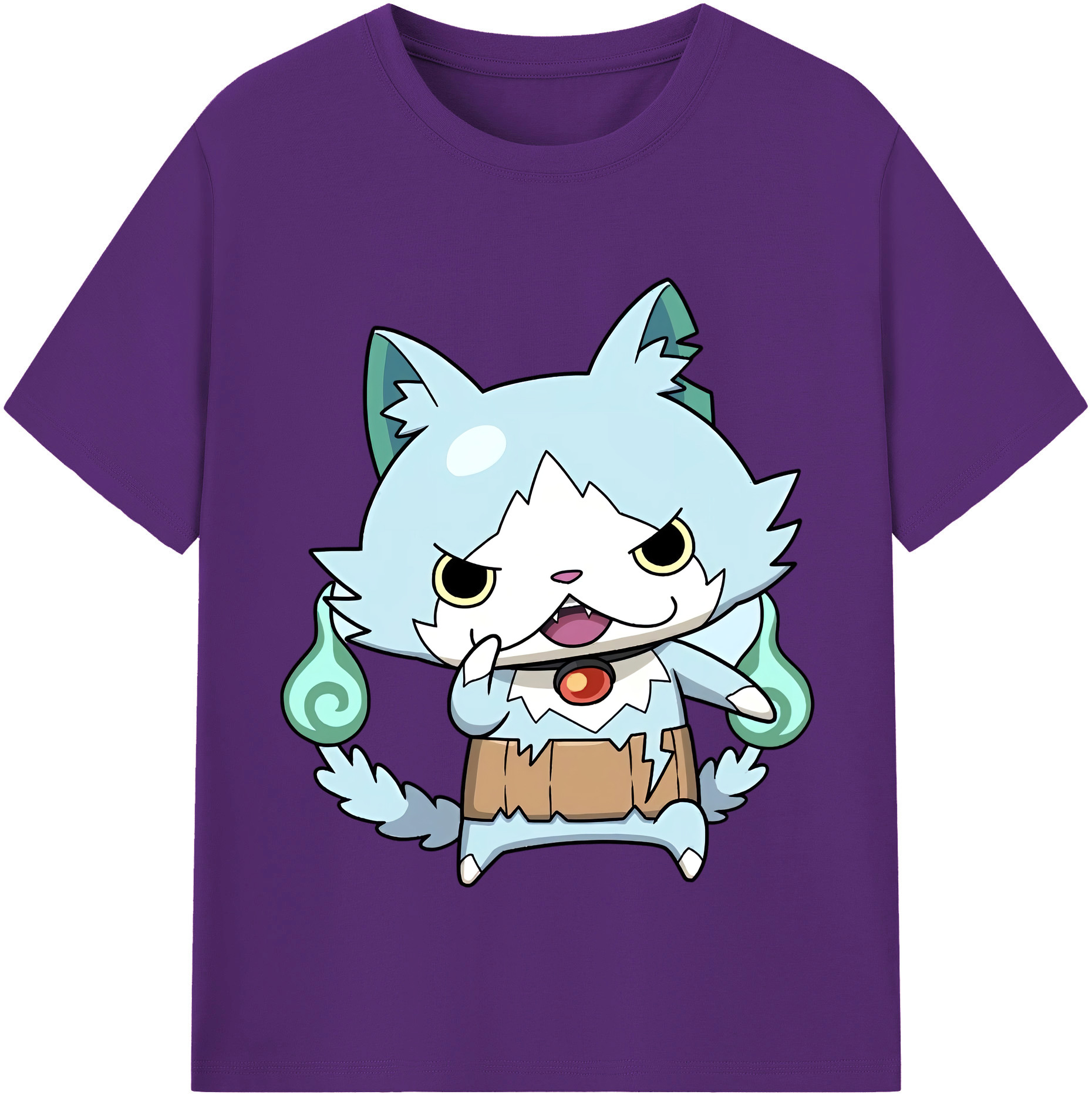 （画像用） 妖怪ウォッチ Yo-kai Watch 綿100％半袖Tシャツ（フロントプリント）