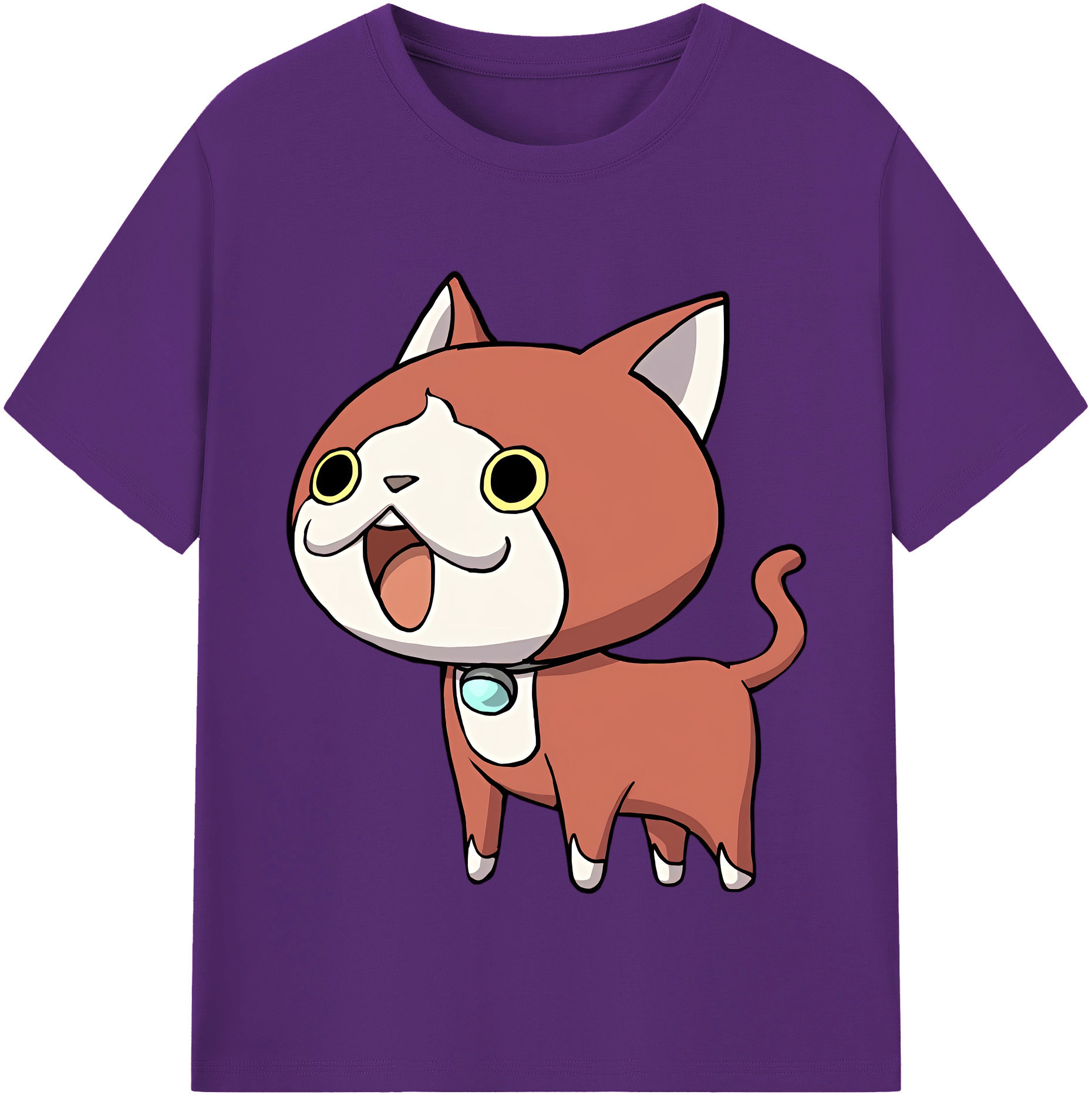（画像用） 妖怪ウォッチ Yo-kai Watch 綿100％半袖Tシャツ（フロントプリント）