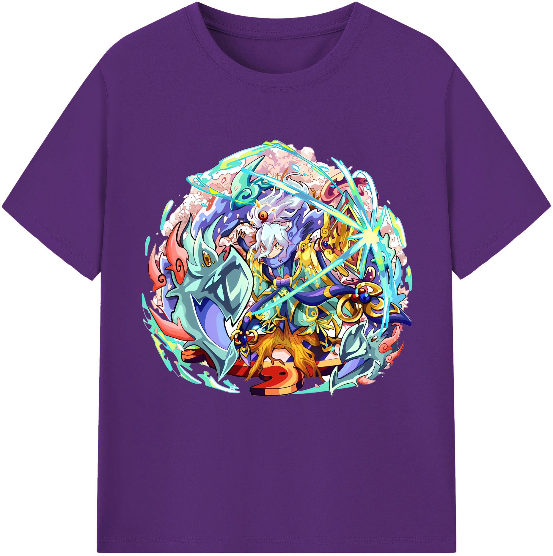 （画像用） 妖怪ウォッチ Yo-kai Watch 綿100％半袖Tシャツ（フロントプリント）
