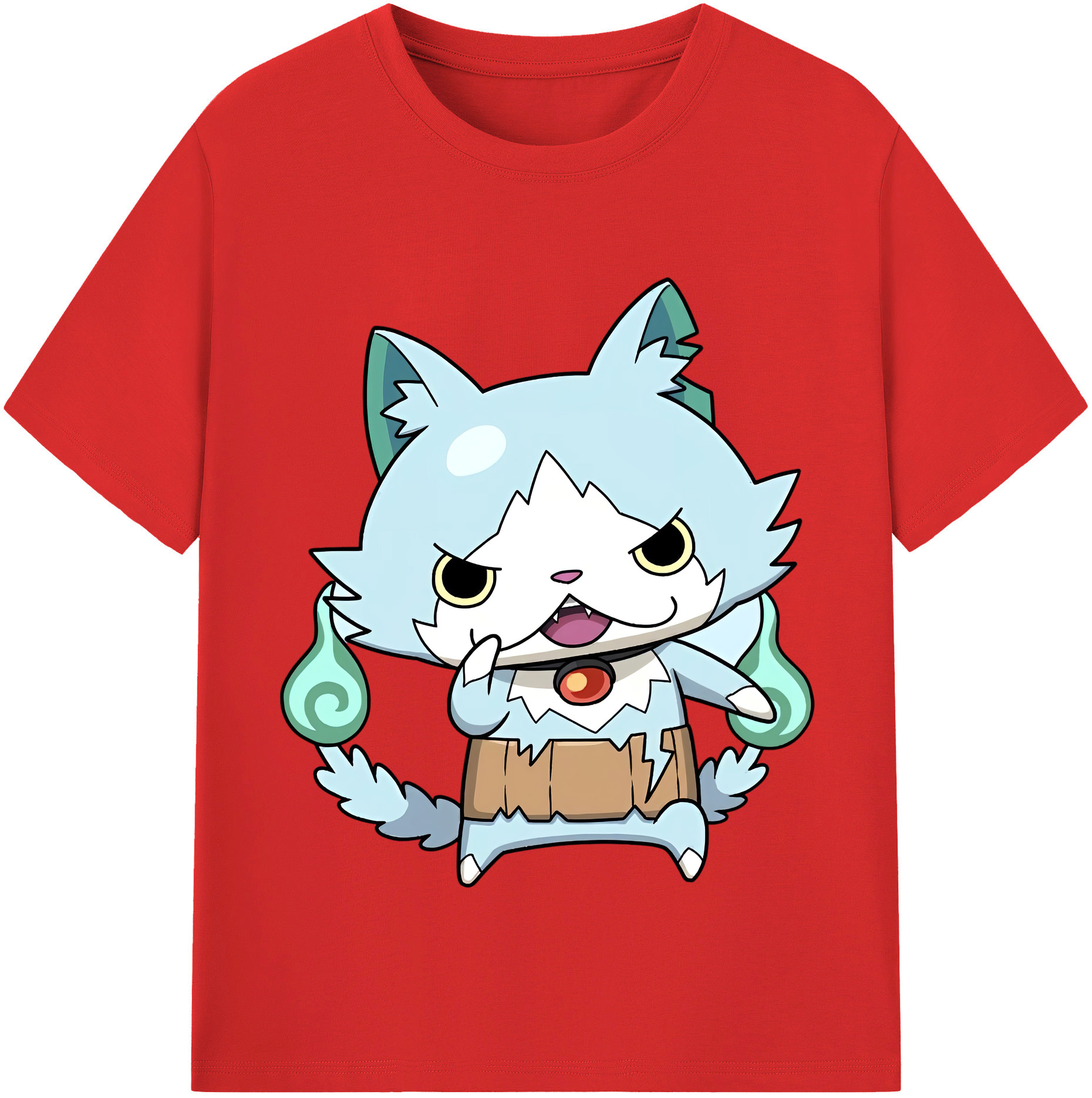 （画像用） 妖怪ウォッチ Yo-kai Watch 綿100％半袖Tシャツ（フロントプリント）