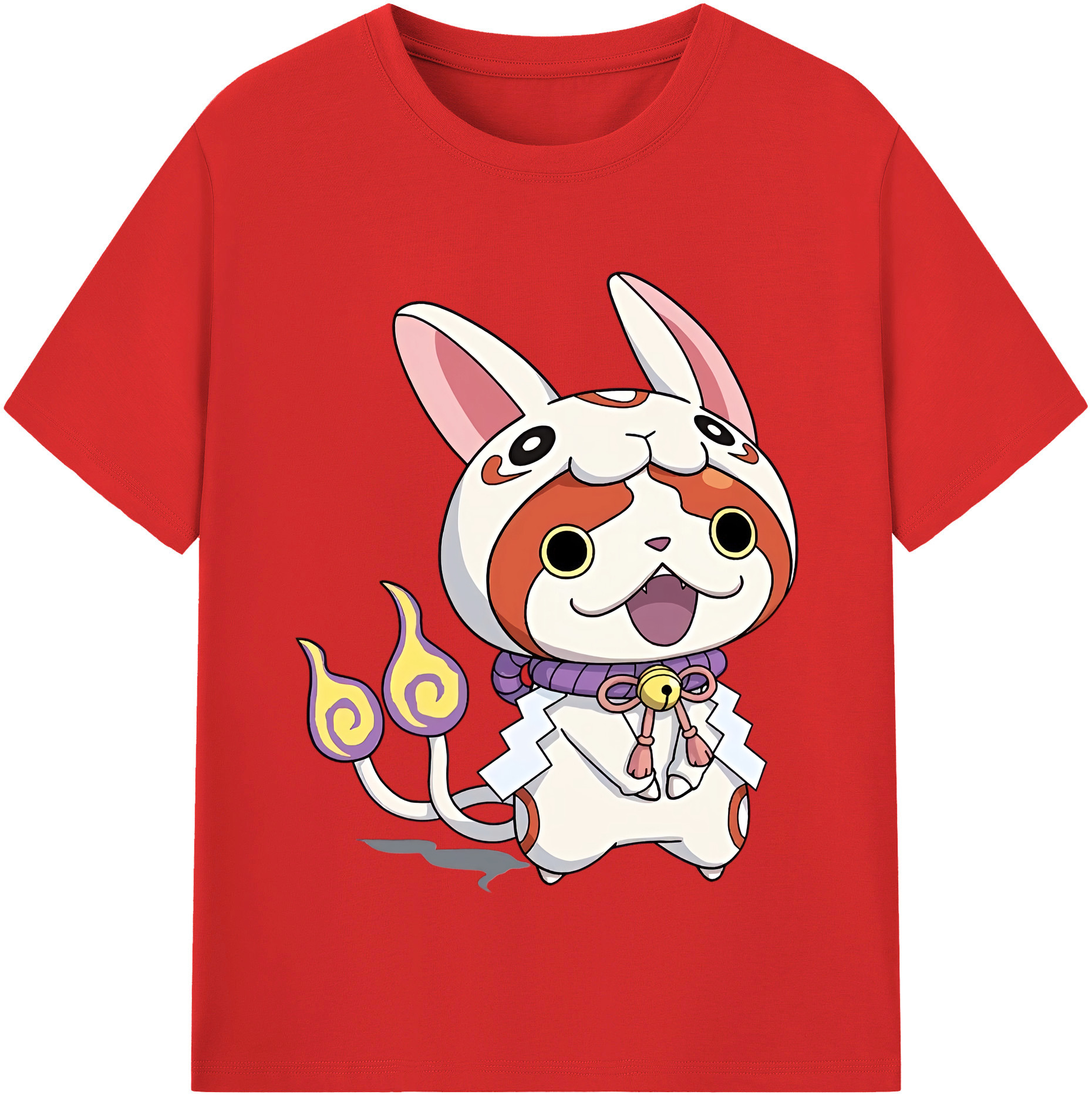 （画像用） 妖怪ウォッチ Yo-kai Watch 綿100％半袖Tシャツ（フロントプリント）