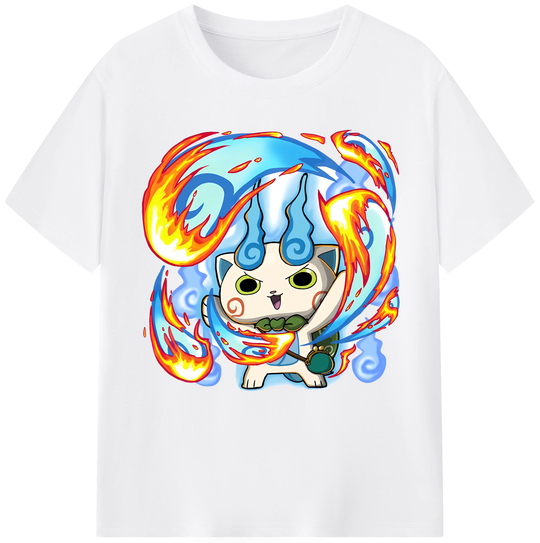 （画像用） 妖怪ウォッチ Yo-kai Watch 綿100％半袖Tシャツ（フロントプリント）