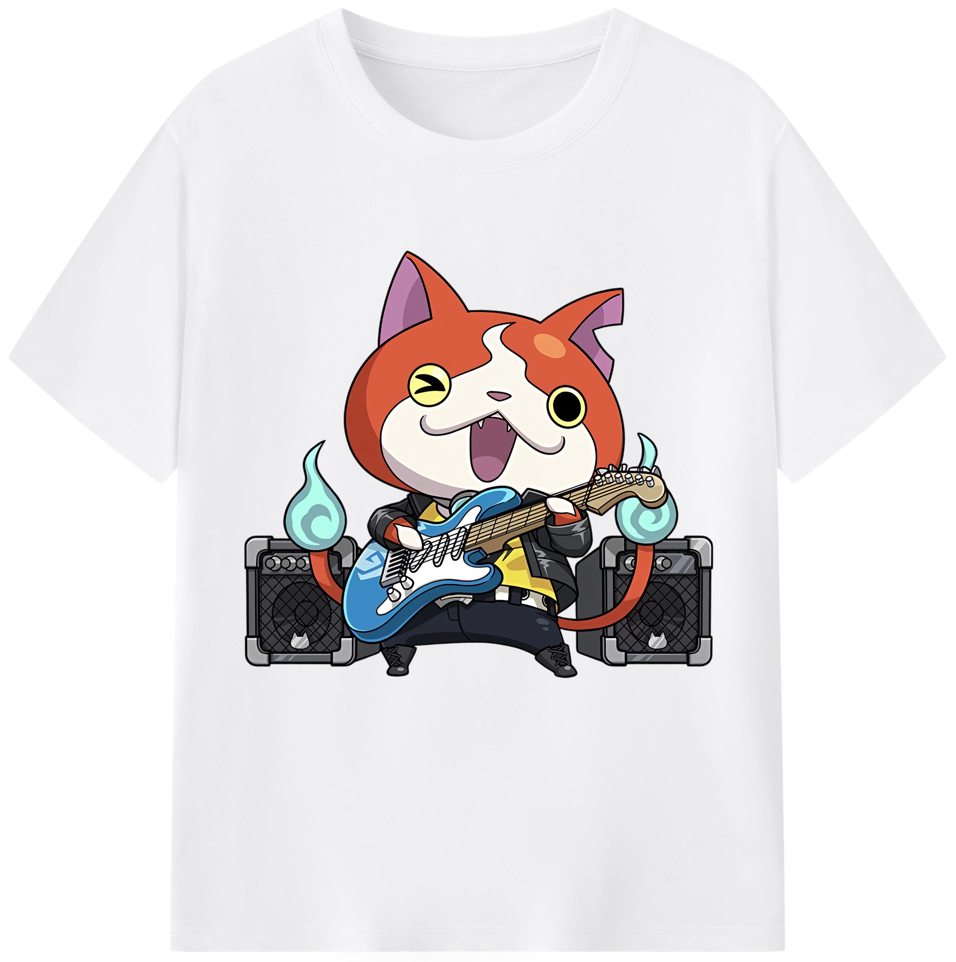 （画像用） 妖怪ウォッチ Yo-kai Watch 綿100％半袖Tシャツ（フロントプリント）