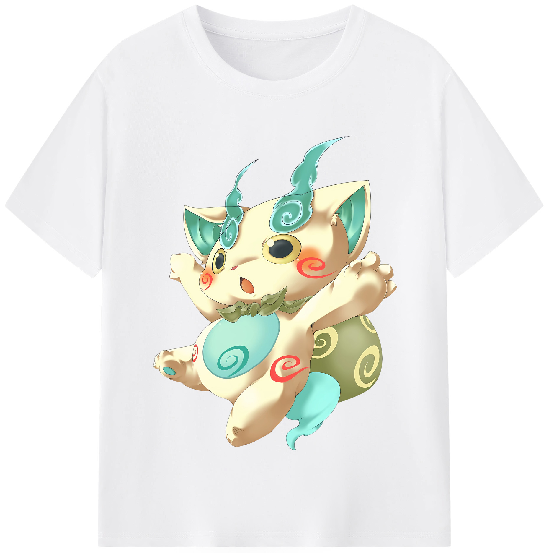 （画像用） 妖怪ウォッチ Yo-kai Watch 綿100％半袖Tシャツ（フロントプリント）