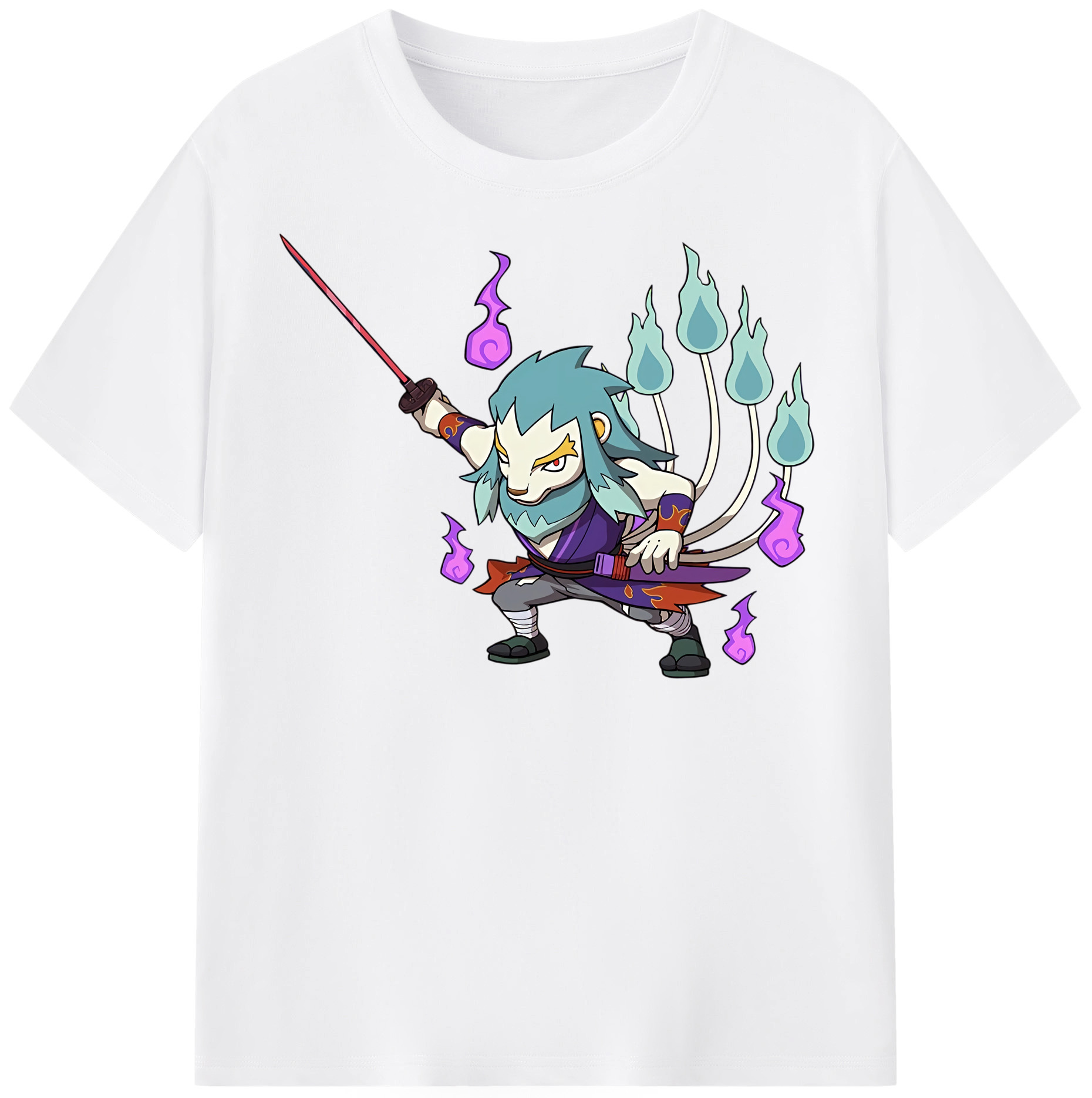 （画像用） 妖怪ウォッチ Yo-kai Watch 綿100％半袖Tシャツ（フロントプリント）