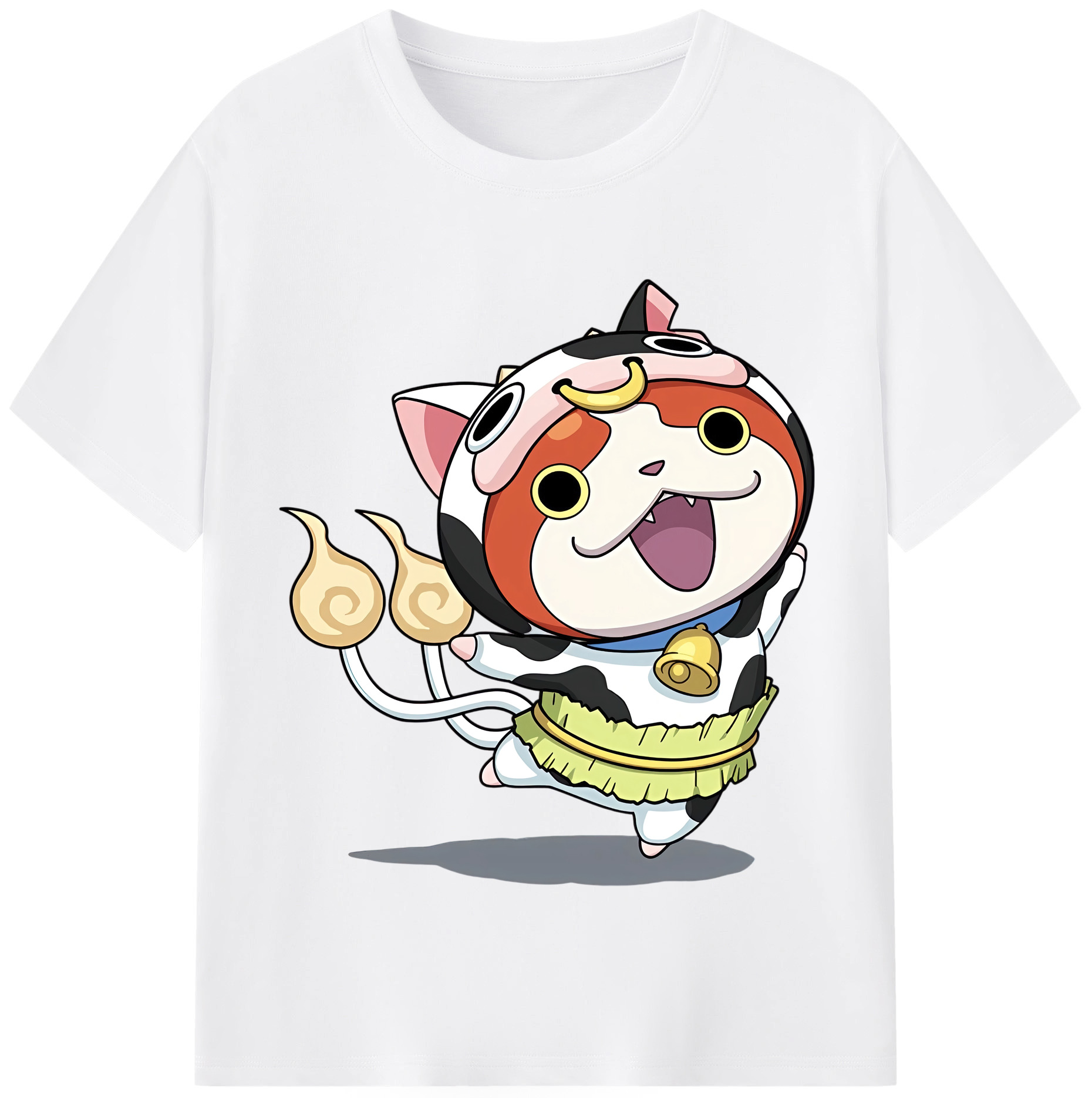 （画像用） 妖怪ウォッチ Yo-kai Watch 綿100％半袖Tシャツ（フロントプリント）