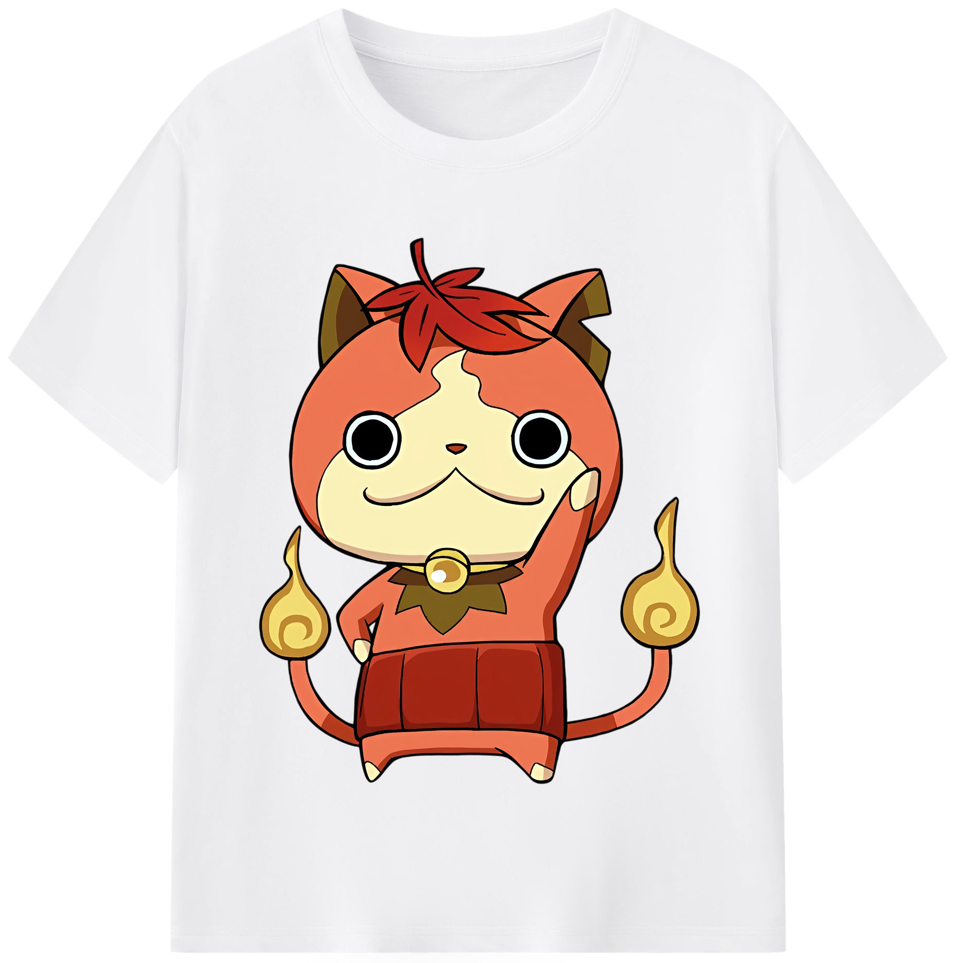 （画像用） 妖怪ウォッチ Yo-kai Watch 綿100％半袖Tシャツ（フロントプリント）