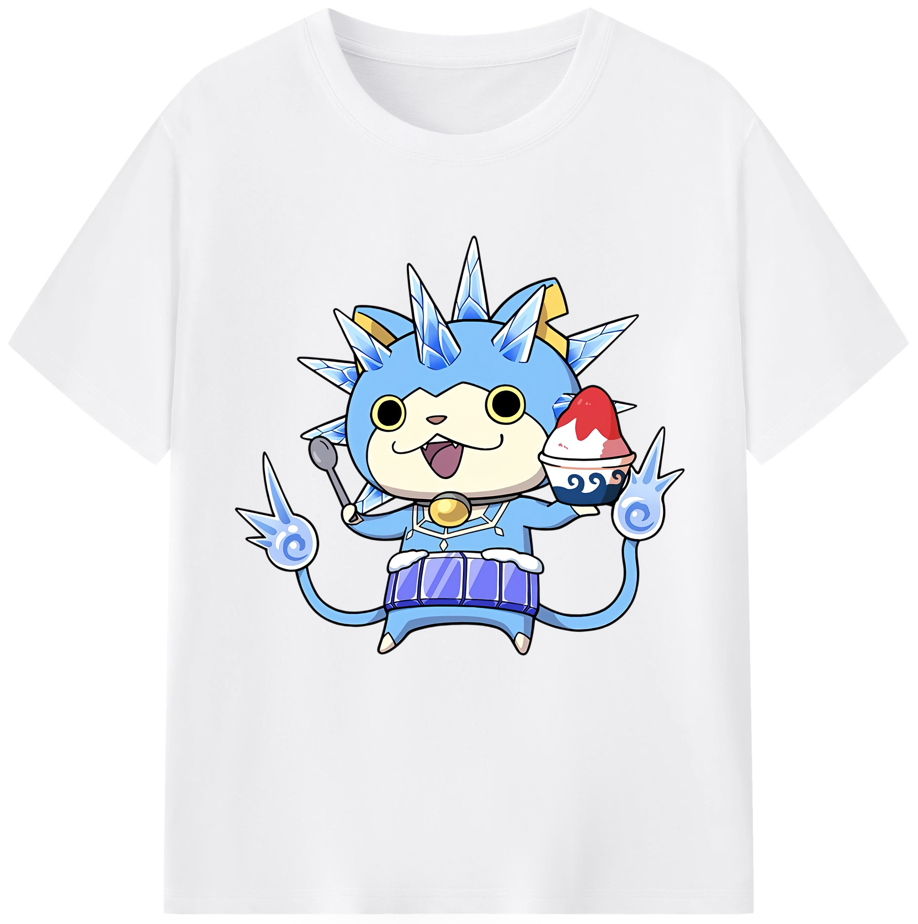 （画像用） 妖怪ウォッチ Yo-kai Watch 綿100％半袖Tシャツ（フロントプリント）
