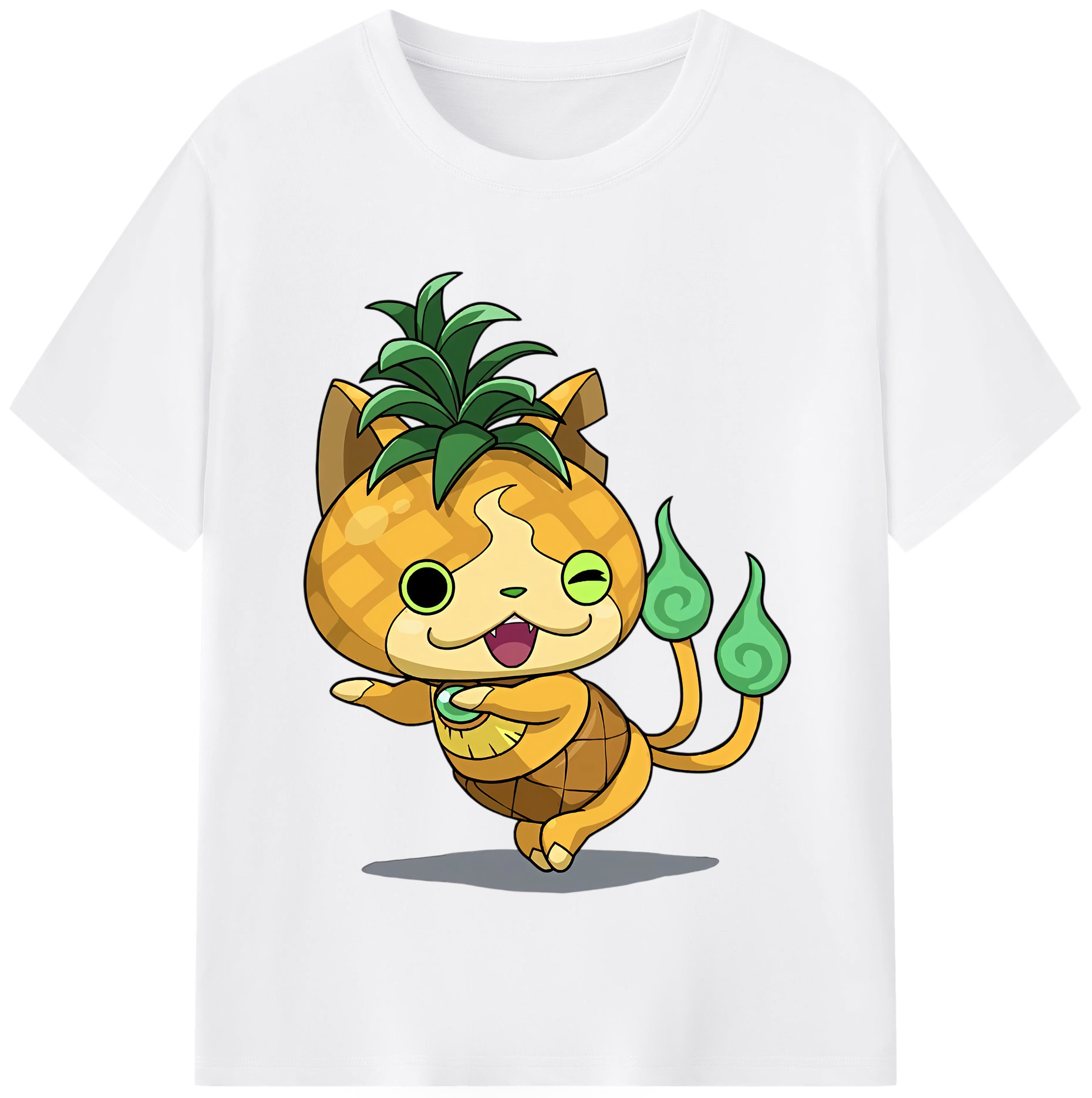 （画像用） 妖怪ウォッチ Yo-kai Watch 綿100％半袖Tシャツ（フロントプリント）