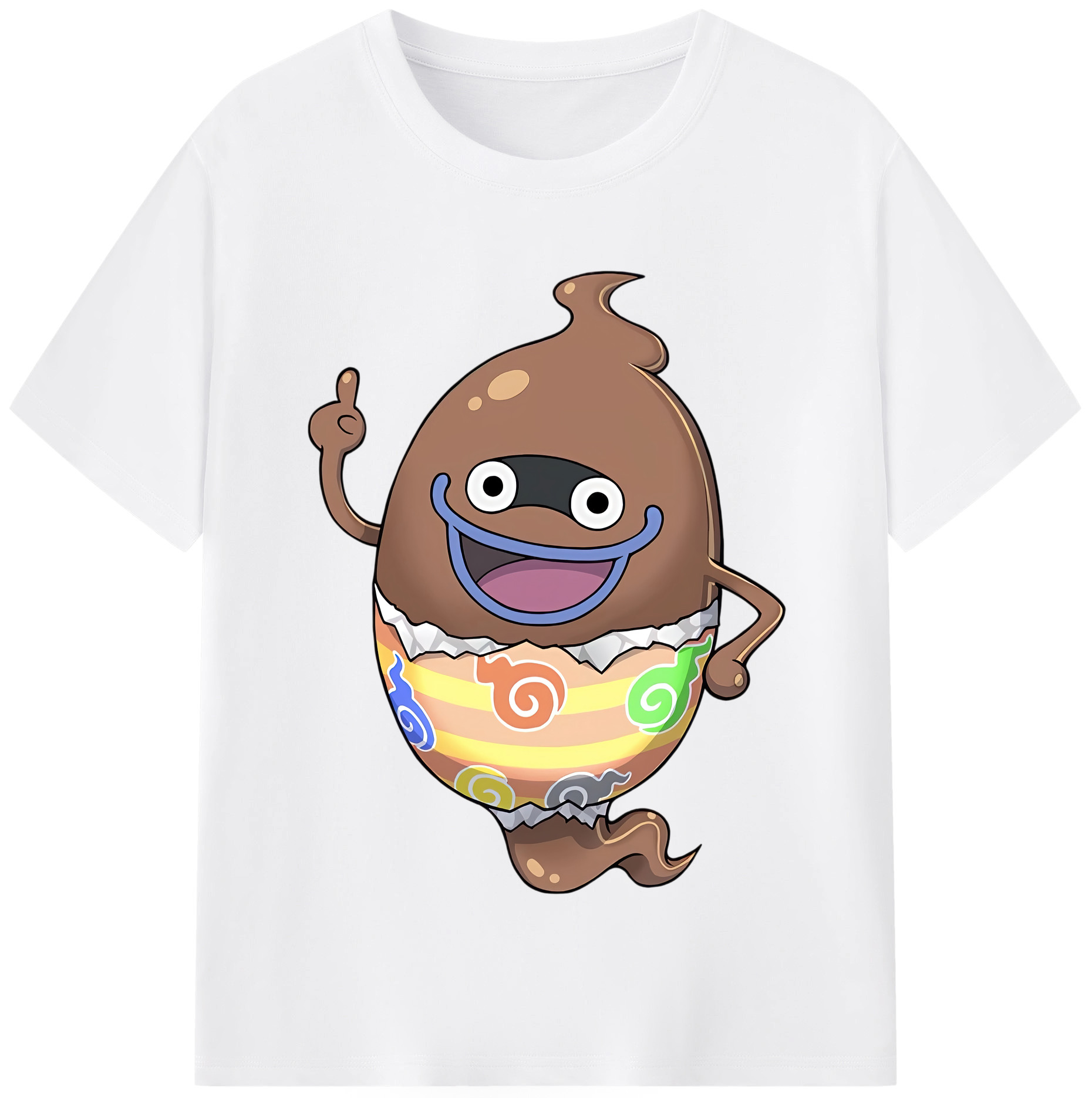 （画像用） 妖怪ウォッチ Yo-kai Watch 綿100％半袖Tシャツ（フロントプリント）