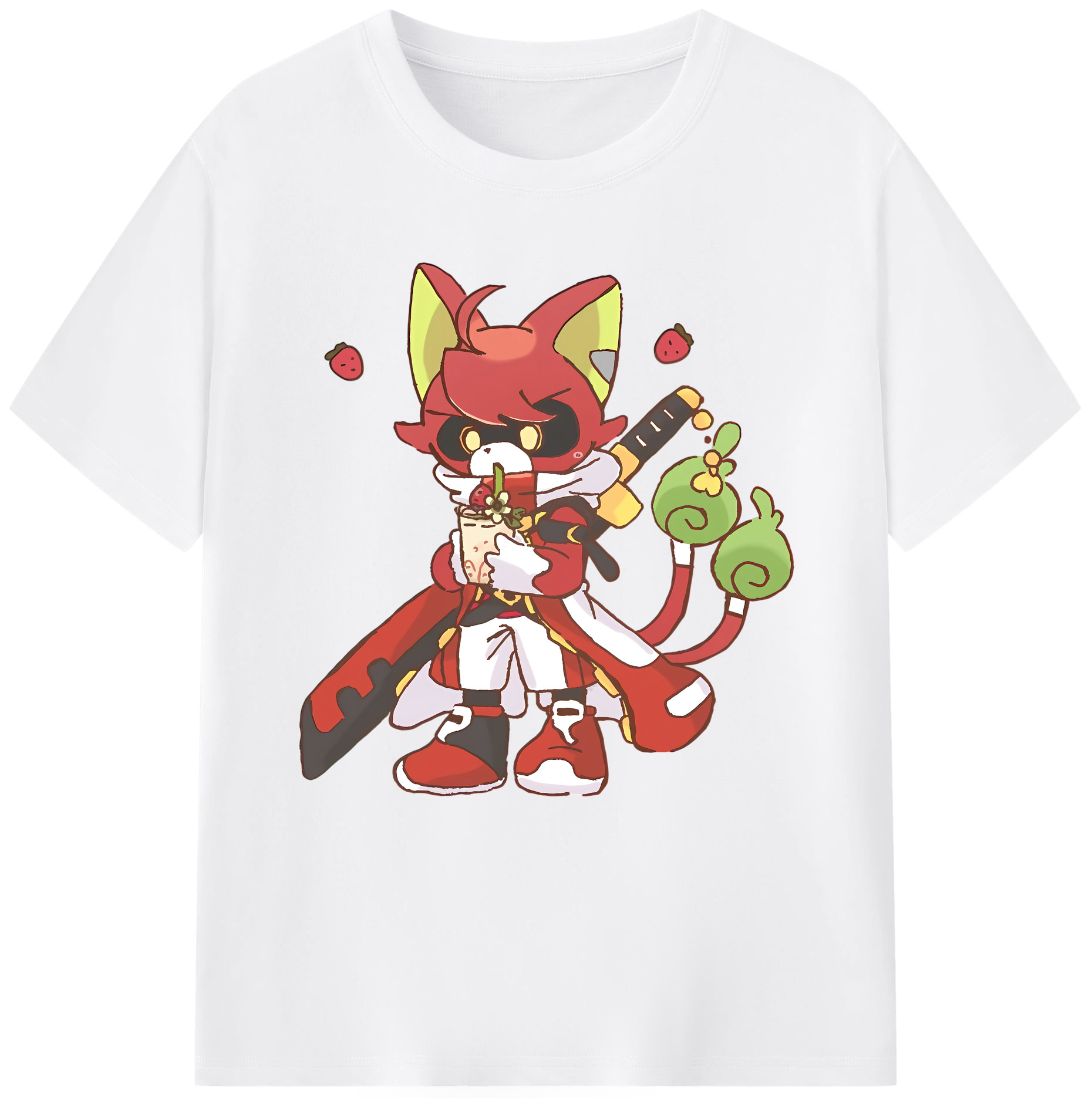 （画像用） 妖怪ウォッチ Yo-kai Watch 綿100％半袖Tシャツ（フロントプリント）