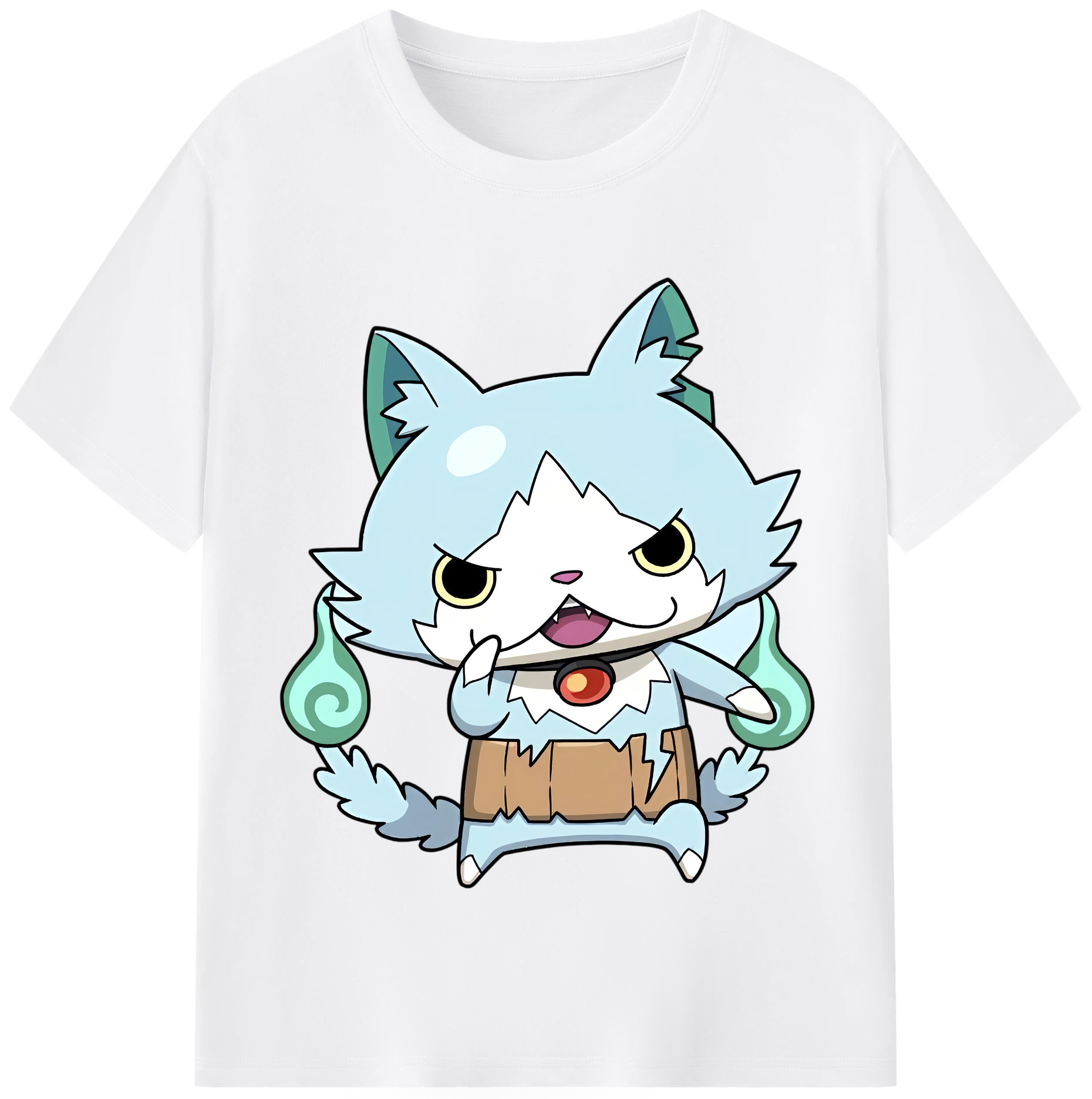 （画像用） 妖怪ウォッチ Yo-kai Watch 綿100％半袖Tシャツ（フロントプリント）
