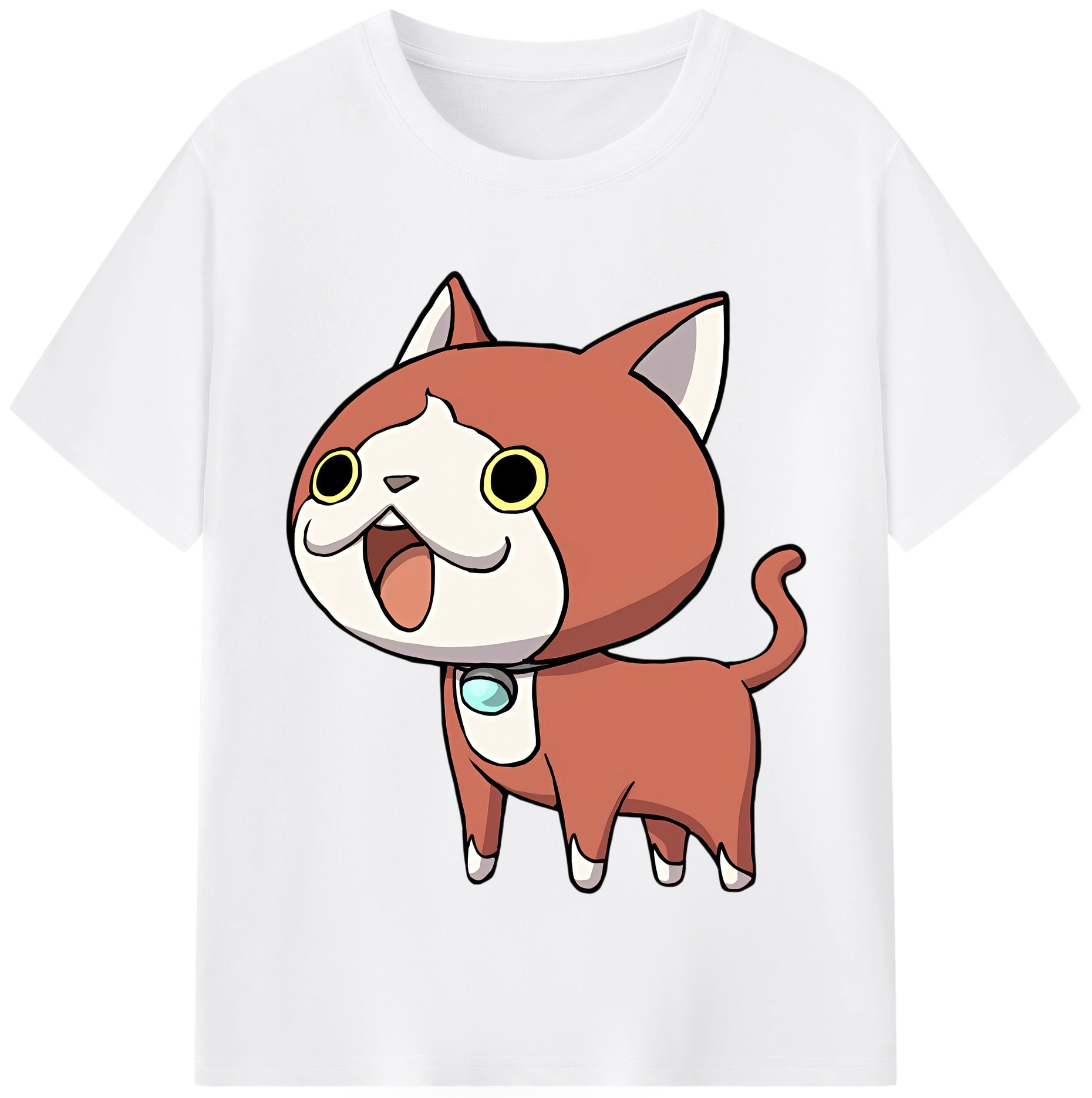 （画像用） 妖怪ウォッチ Yo-kai Watch 綿100％半袖Tシャツ（フロントプリント）