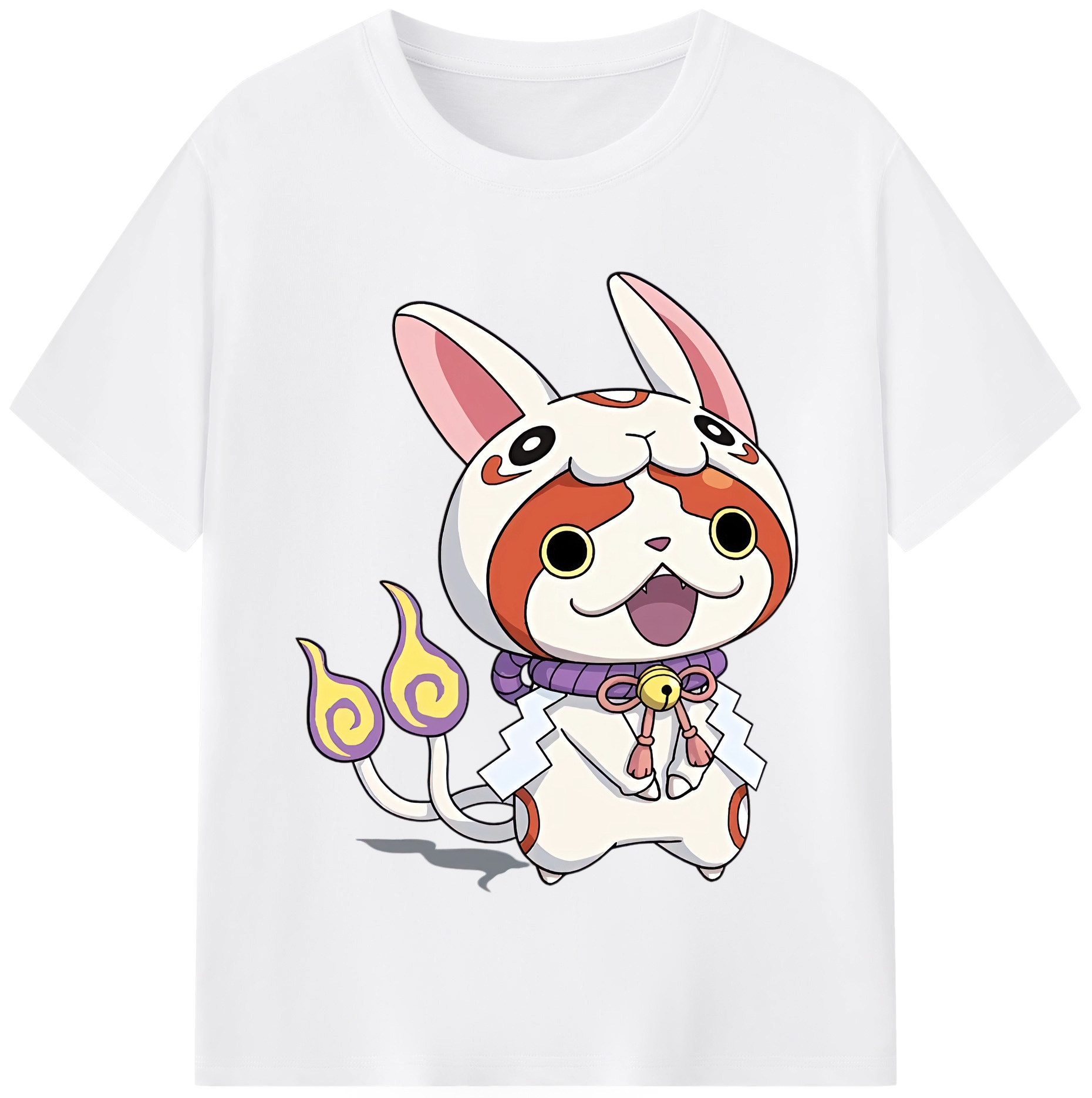 （画像用） 妖怪ウォッチ Yo-kai Watch 綿100％半袖Tシャツ（フロントプリント）