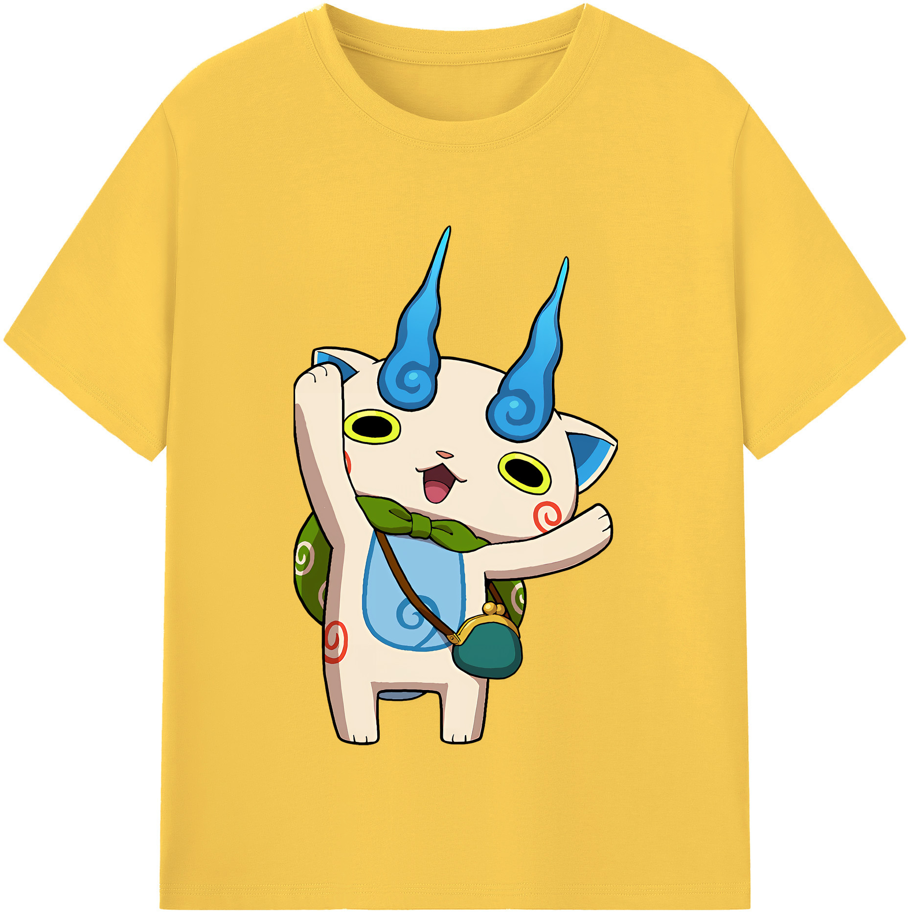 （画像用） 妖怪ウォッチ Yo-kai Watch 綿100％半袖Tシャツ（フロントプリント）