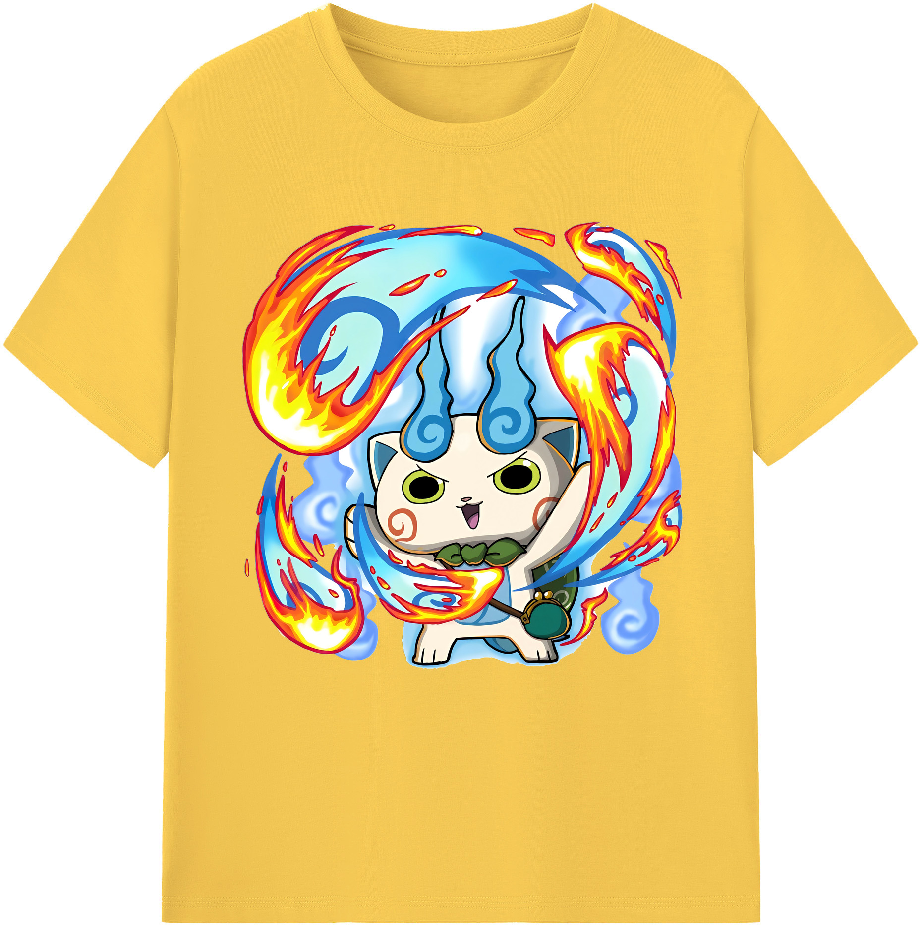 （画像用） 妖怪ウォッチ Yo-kai Watch 綿100％半袖Tシャツ（フロントプリント）