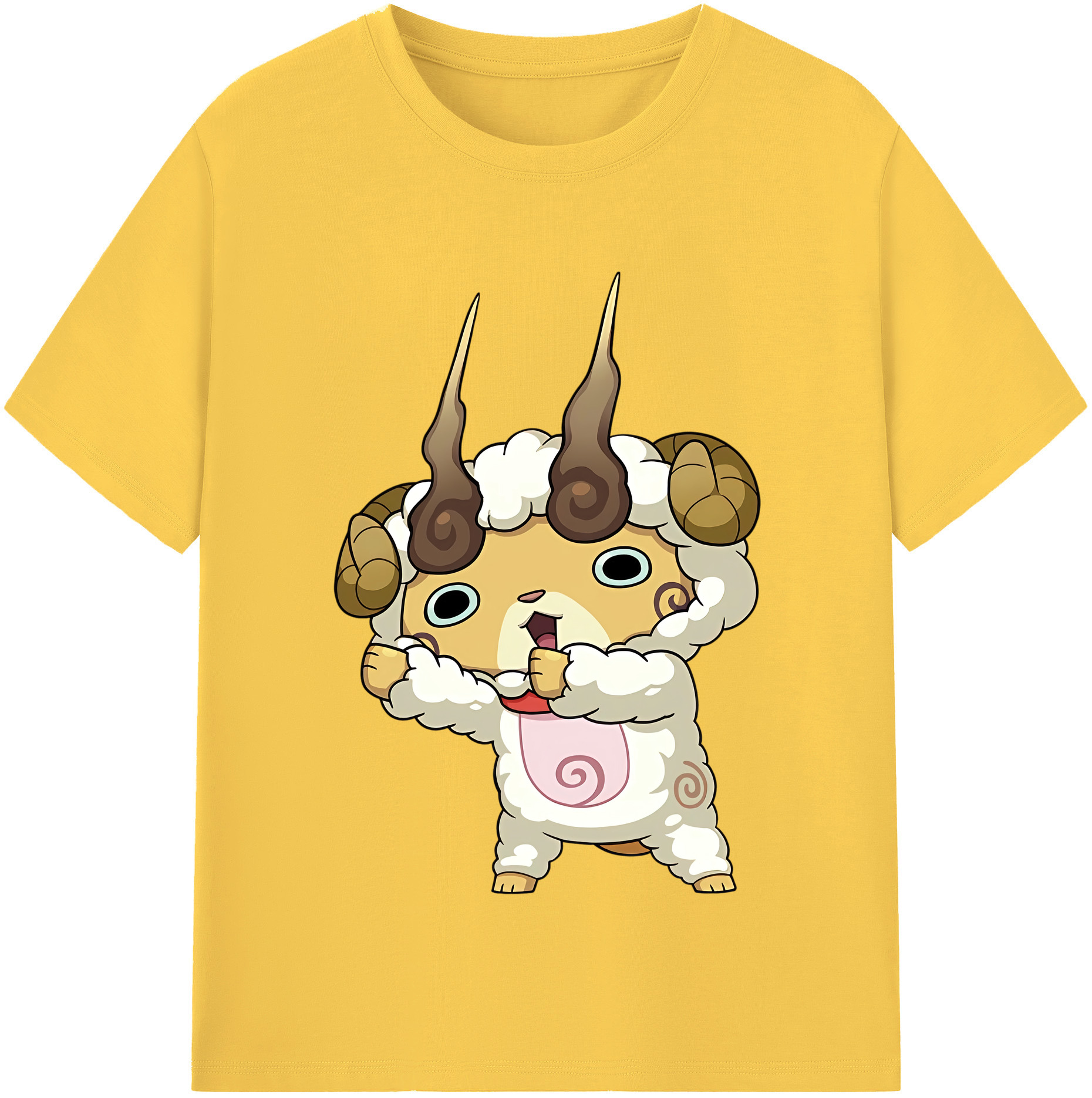 （画像用） 妖怪ウォッチ Yo-kai Watch 綿100％半袖Tシャツ（フロントプリント）