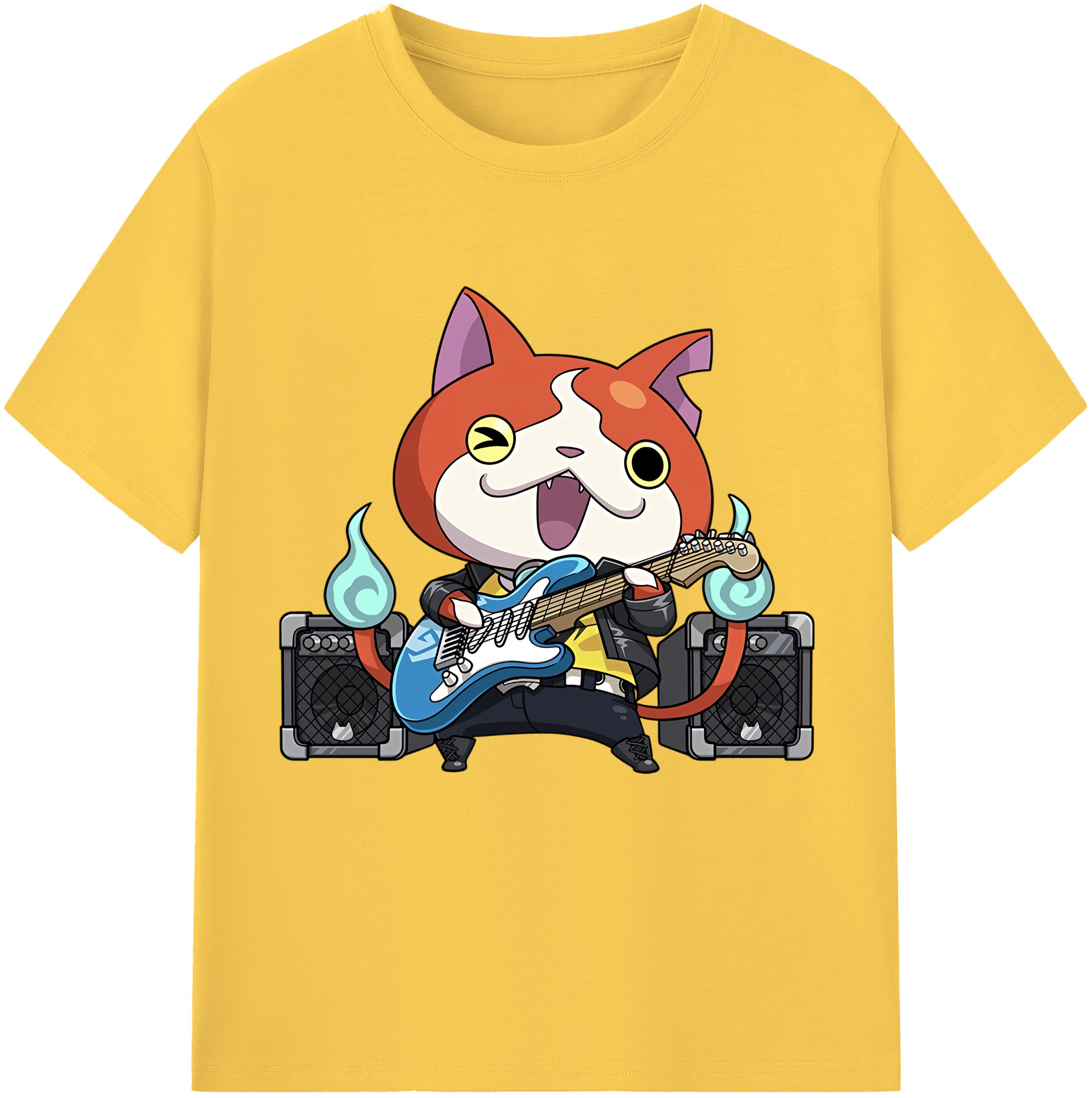 （画像用） 妖怪ウォッチ Yo-kai Watch 綿100％半袖Tシャツ（フロントプリント）