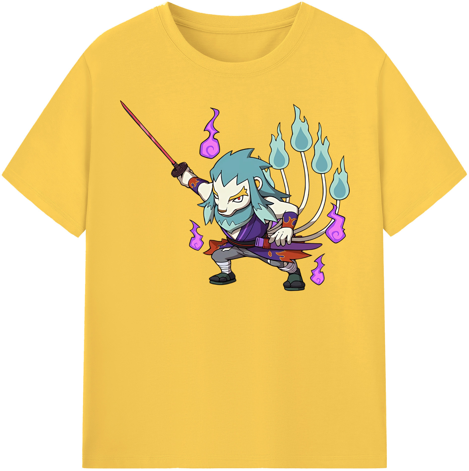 （画像用） 妖怪ウォッチ Yo-kai Watch 綿100％半袖Tシャツ（フロントプリント）