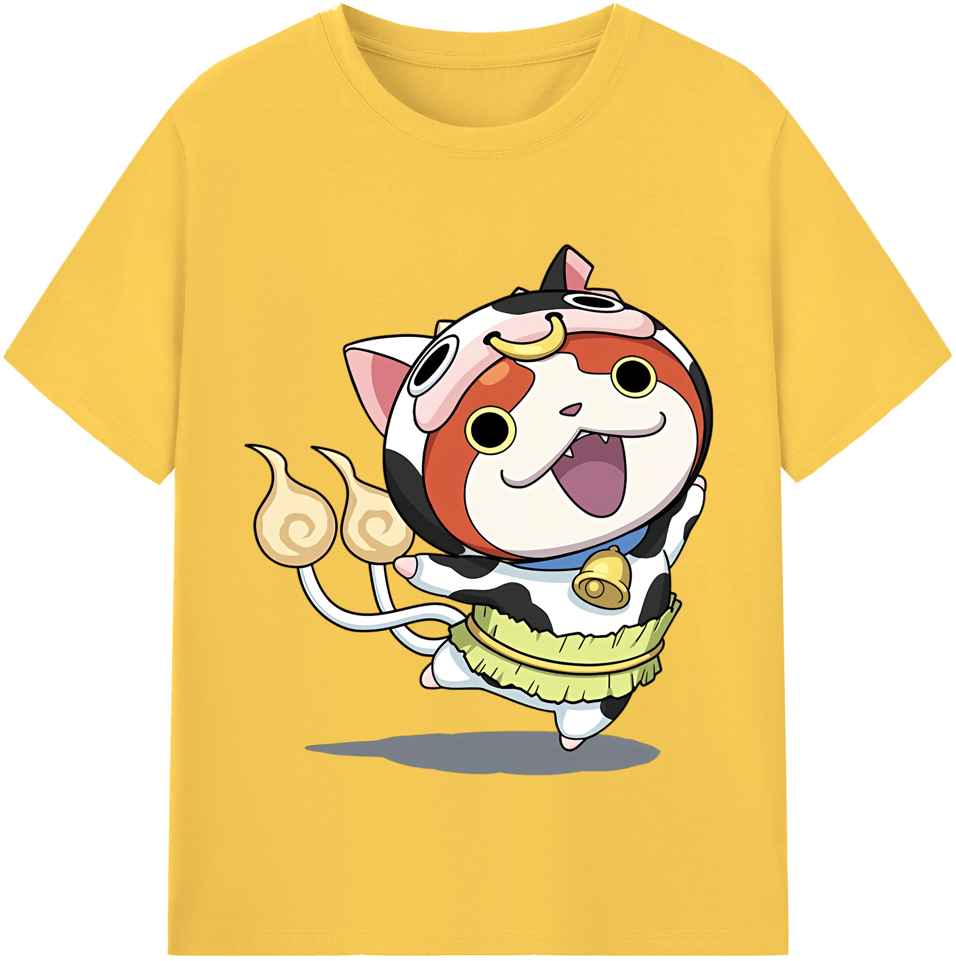 （画像用） 妖怪ウォッチ Yo-kai Watch 綿100％半袖Tシャツ（フロントプリント）