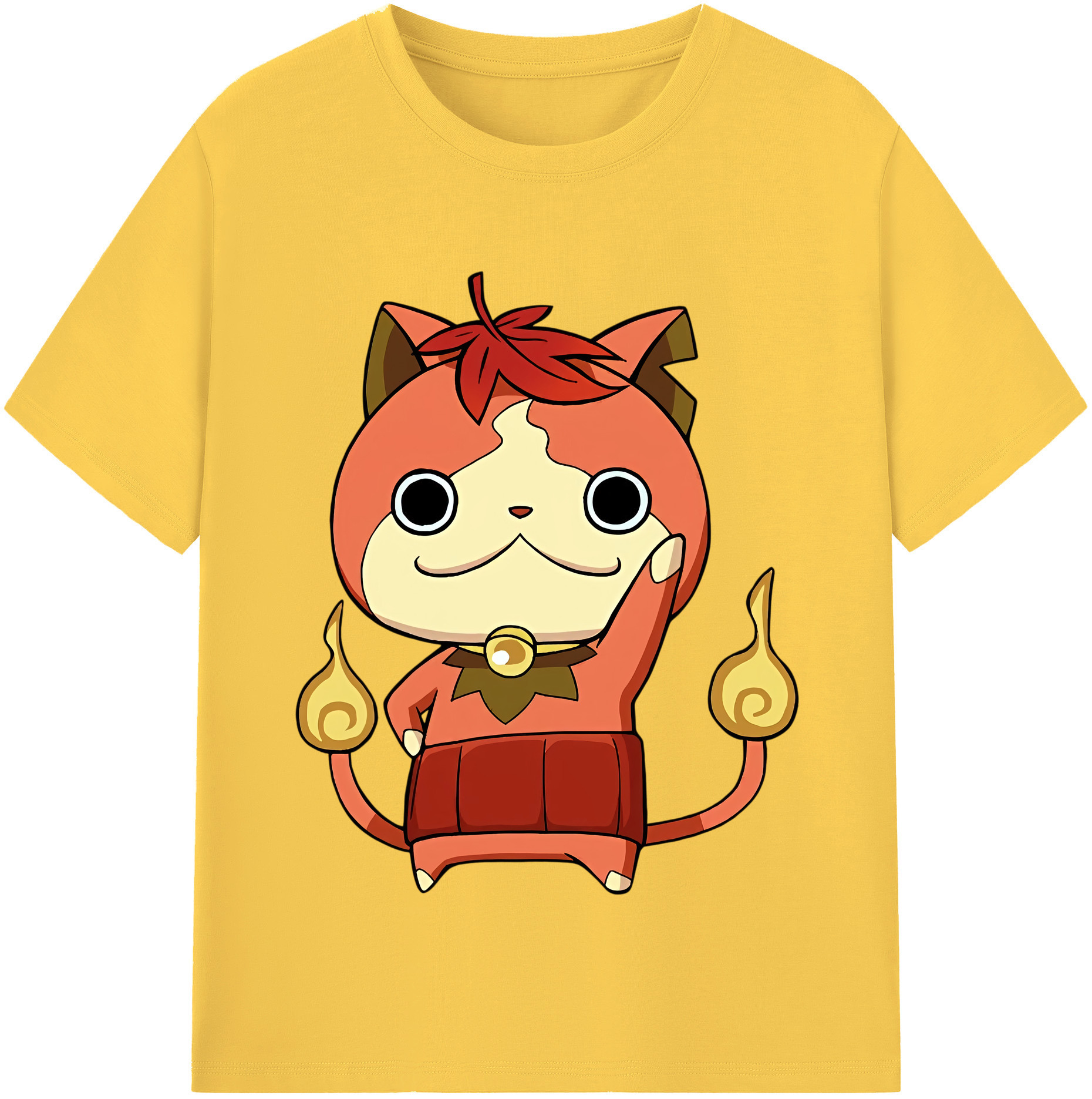 （画像用） 妖怪ウォッチ Yo-kai Watch 綿100％半袖Tシャツ（フロントプリント）