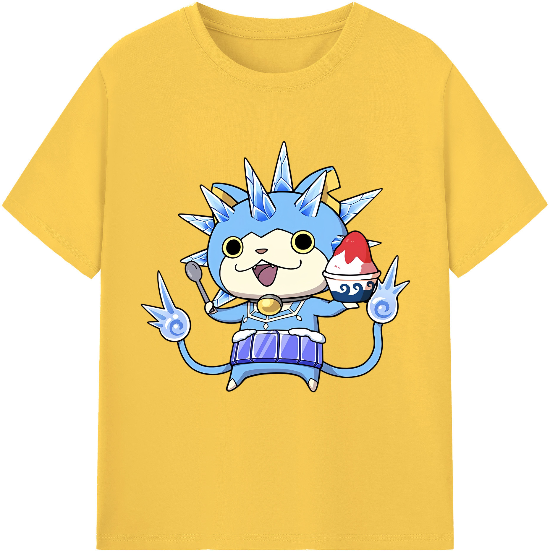（画像用） 妖怪ウォッチ Yo-kai Watch 綿100％半袖Tシャツ（フロントプリント）