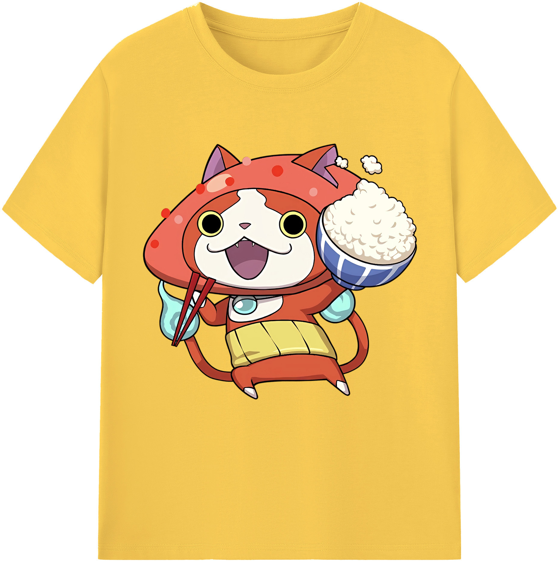 （画像用） 妖怪ウォッチ Yo-kai Watch 綿100％半袖Tシャツ（フロントプリント）
