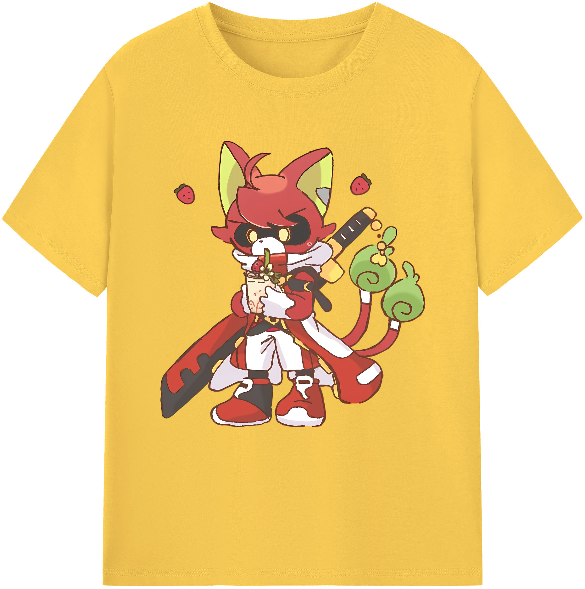 （画像用） 妖怪ウォッチ Yo-kai Watch 綿100％半袖Tシャツ（フロントプリント）