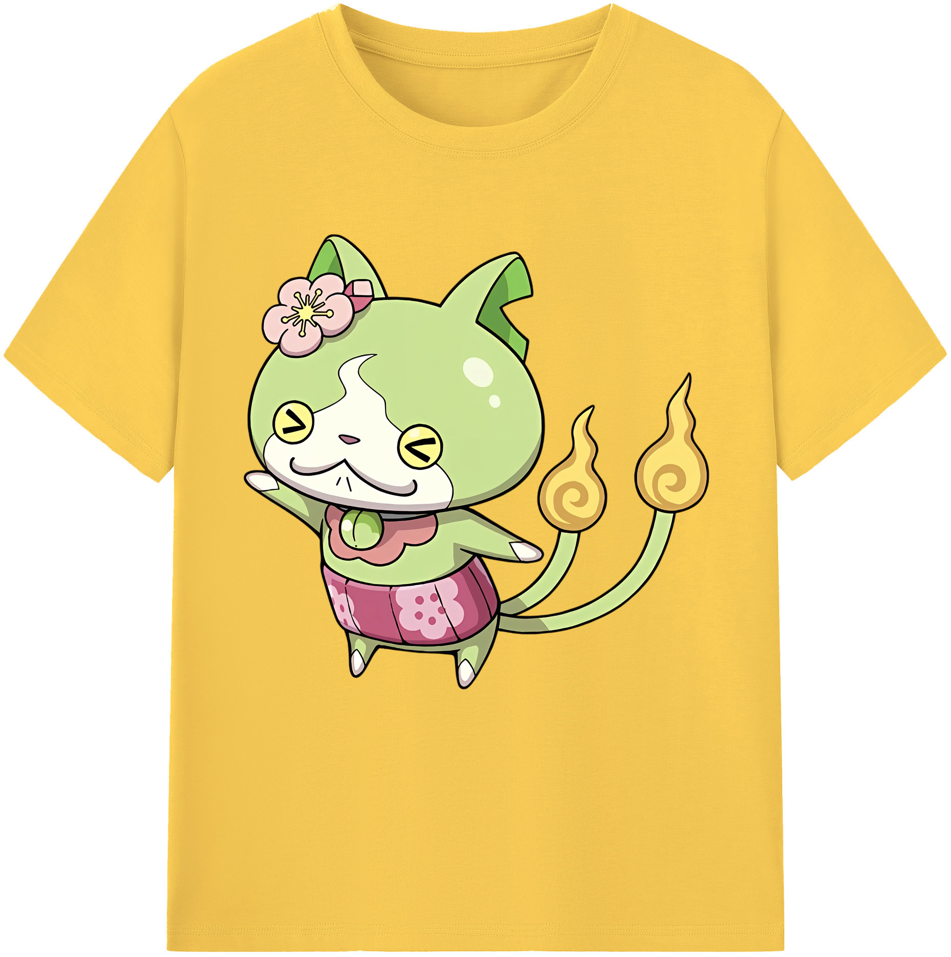 （画像用） 妖怪ウォッチ Yo-kai Watch 綿100％半袖Tシャツ（フロントプリント）