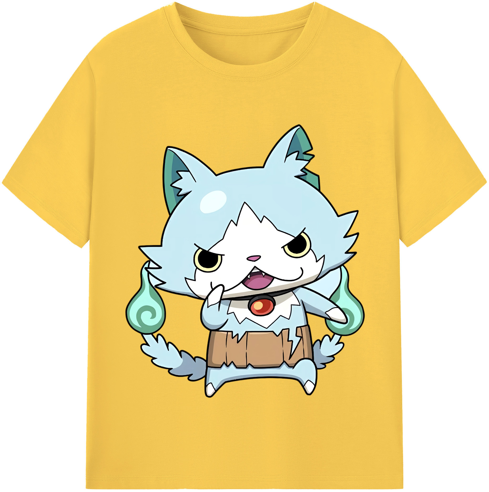 （画像用） 妖怪ウォッチ Yo-kai Watch 綿100％半袖Tシャツ（フロントプリント）