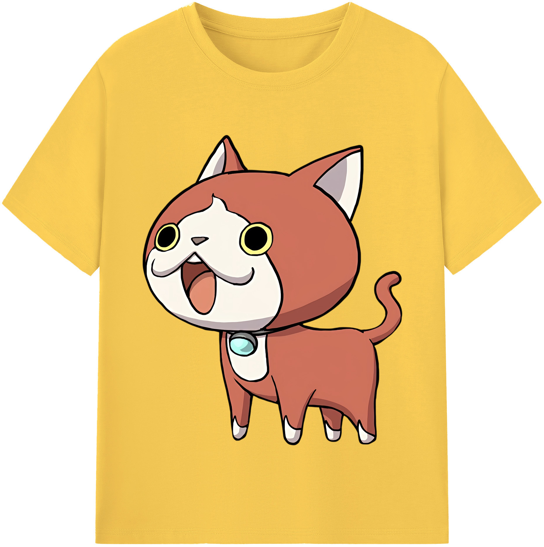 （画像用） 妖怪ウォッチ Yo-kai Watch 綿100％半袖Tシャツ（フロントプリント）