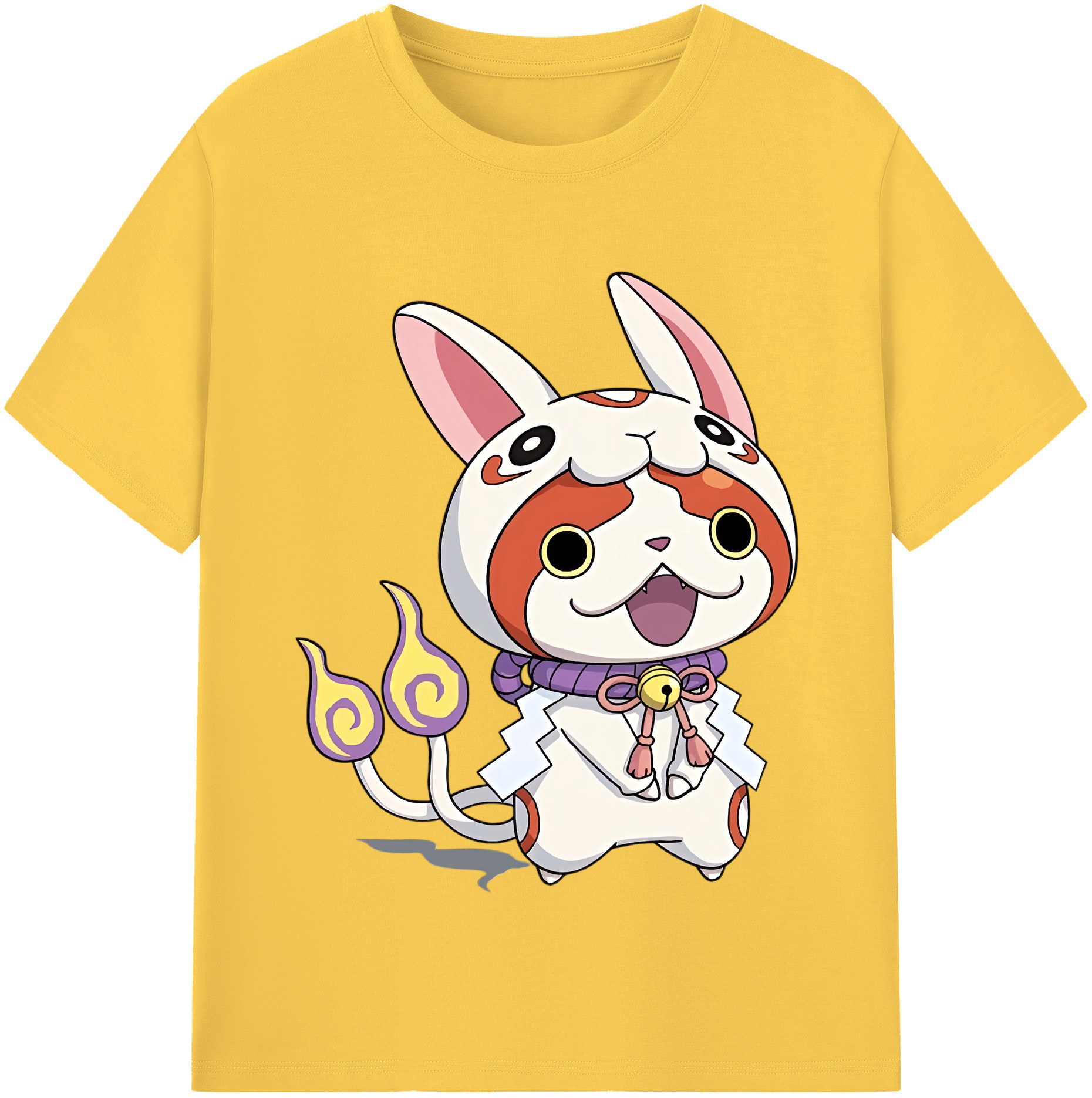 （画像用） 妖怪ウォッチ Yo-kai Watch 綿100％半袖Tシャツ（フロントプリント）