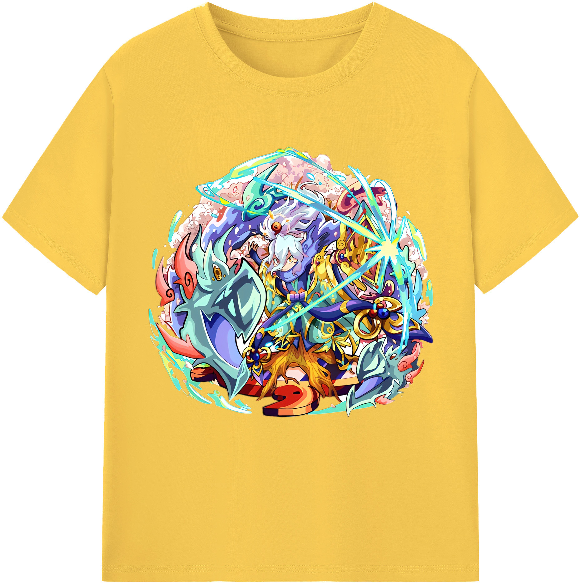 （画像用） 妖怪ウォッチ Yo-kai Watch 綿100％半袖Tシャツ（フロントプリント）