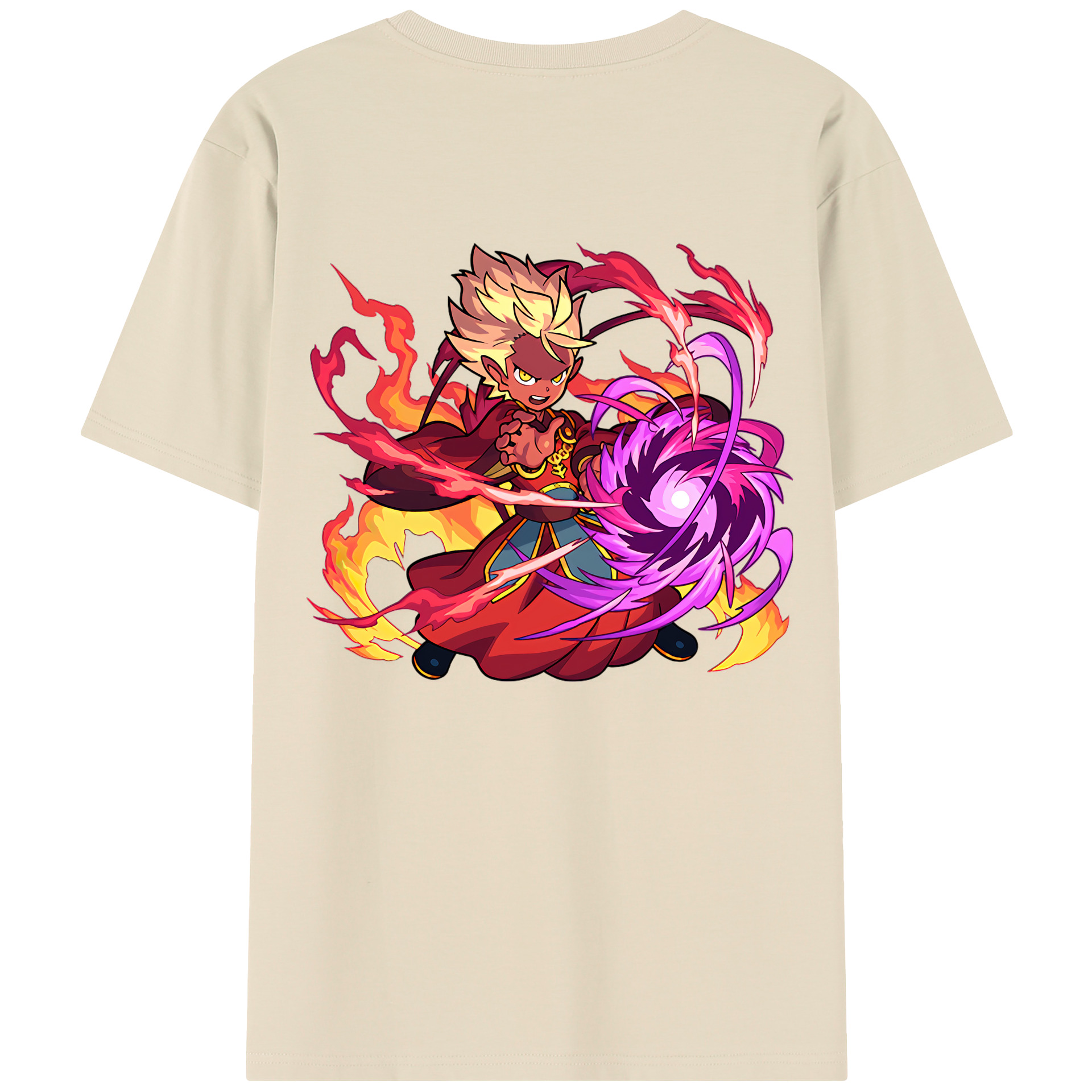 （画像用） 妖怪ウォッチ Yo-kai Watch 綿100％半袖Tシャツ（背面プリント）
