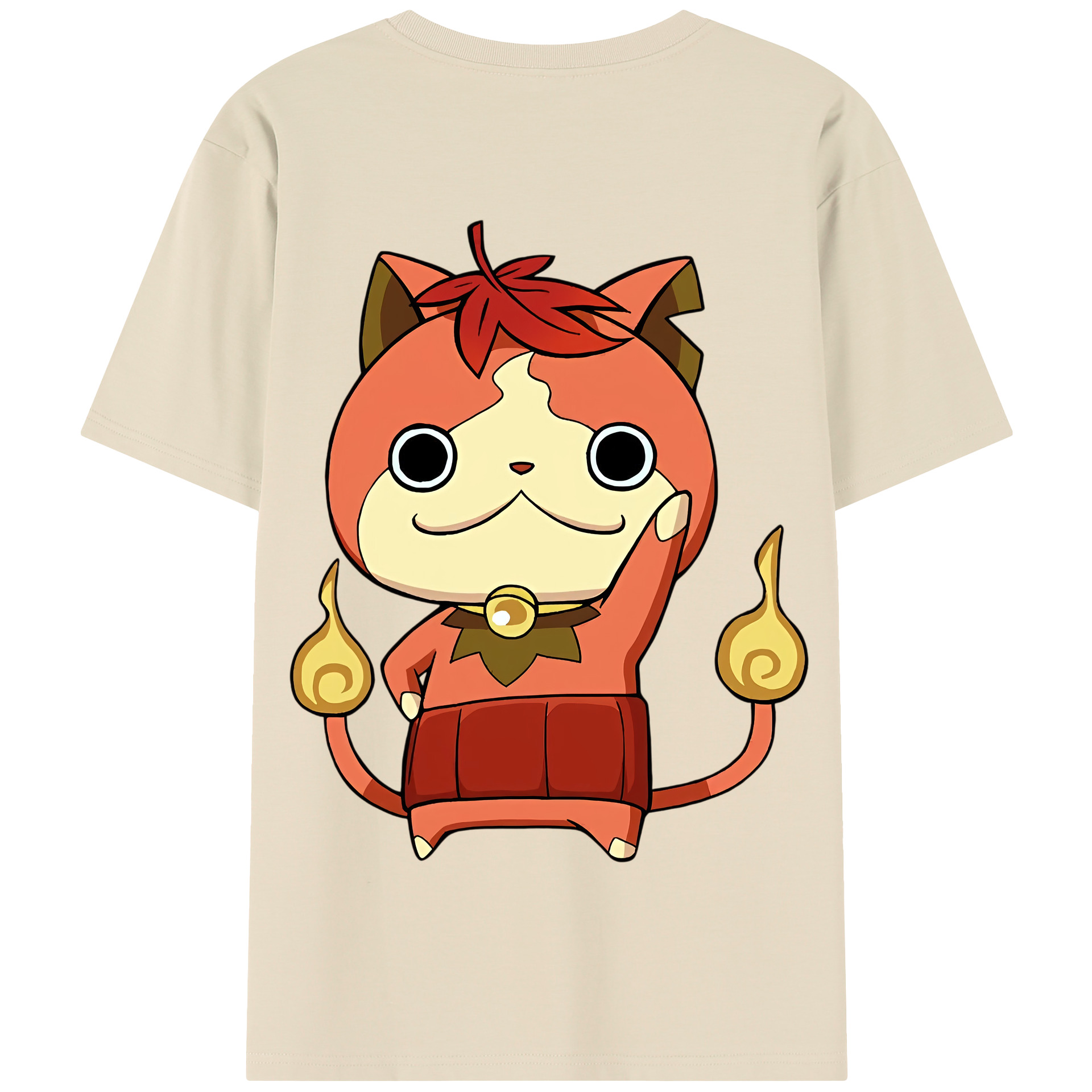 （画像用） 妖怪ウォッチ Yo-kai Watch 綿100％半袖Tシャツ（背面プリント）