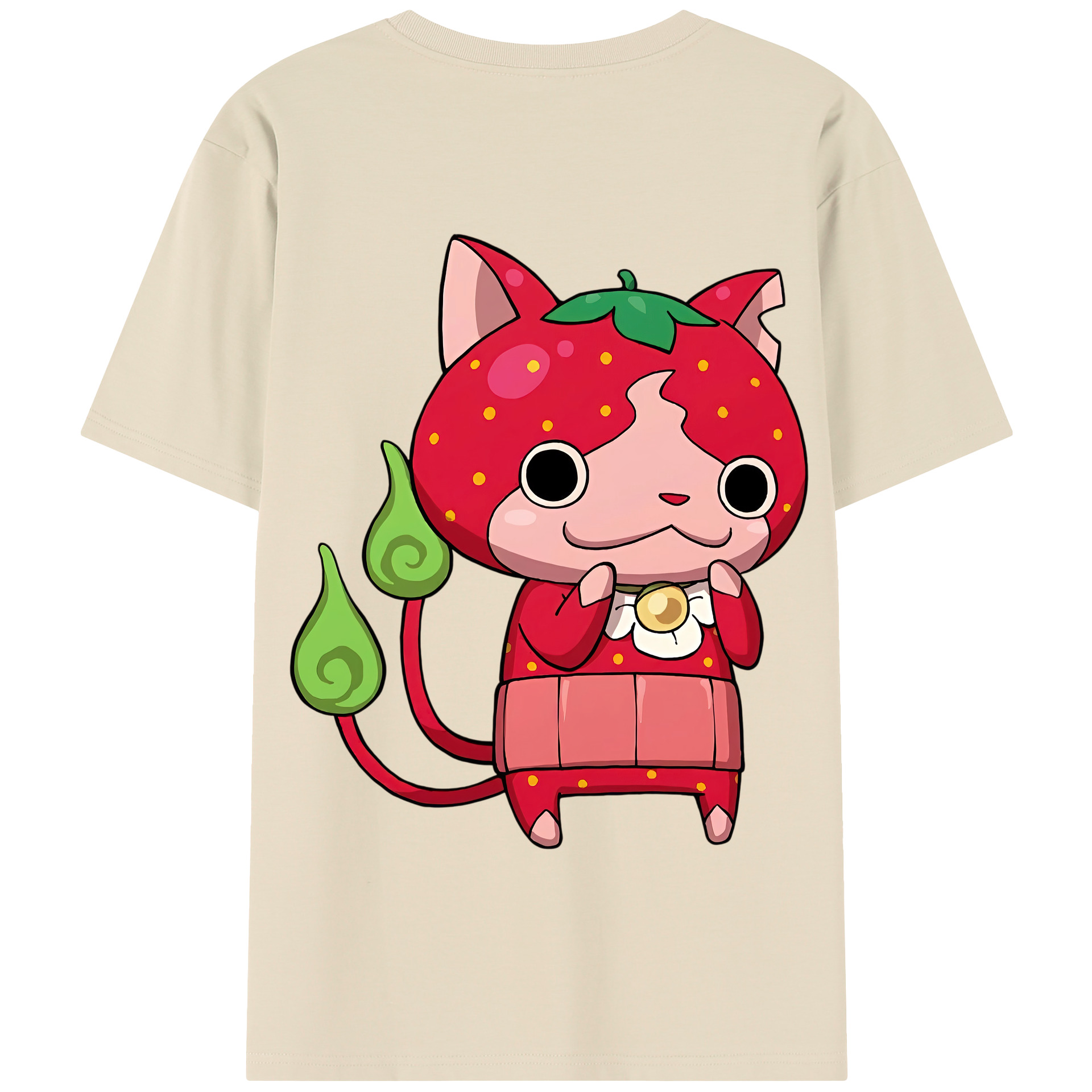 （画像用） 妖怪ウォッチ Yo-kai Watch 綿100％半袖Tシャツ（背面プリント）
