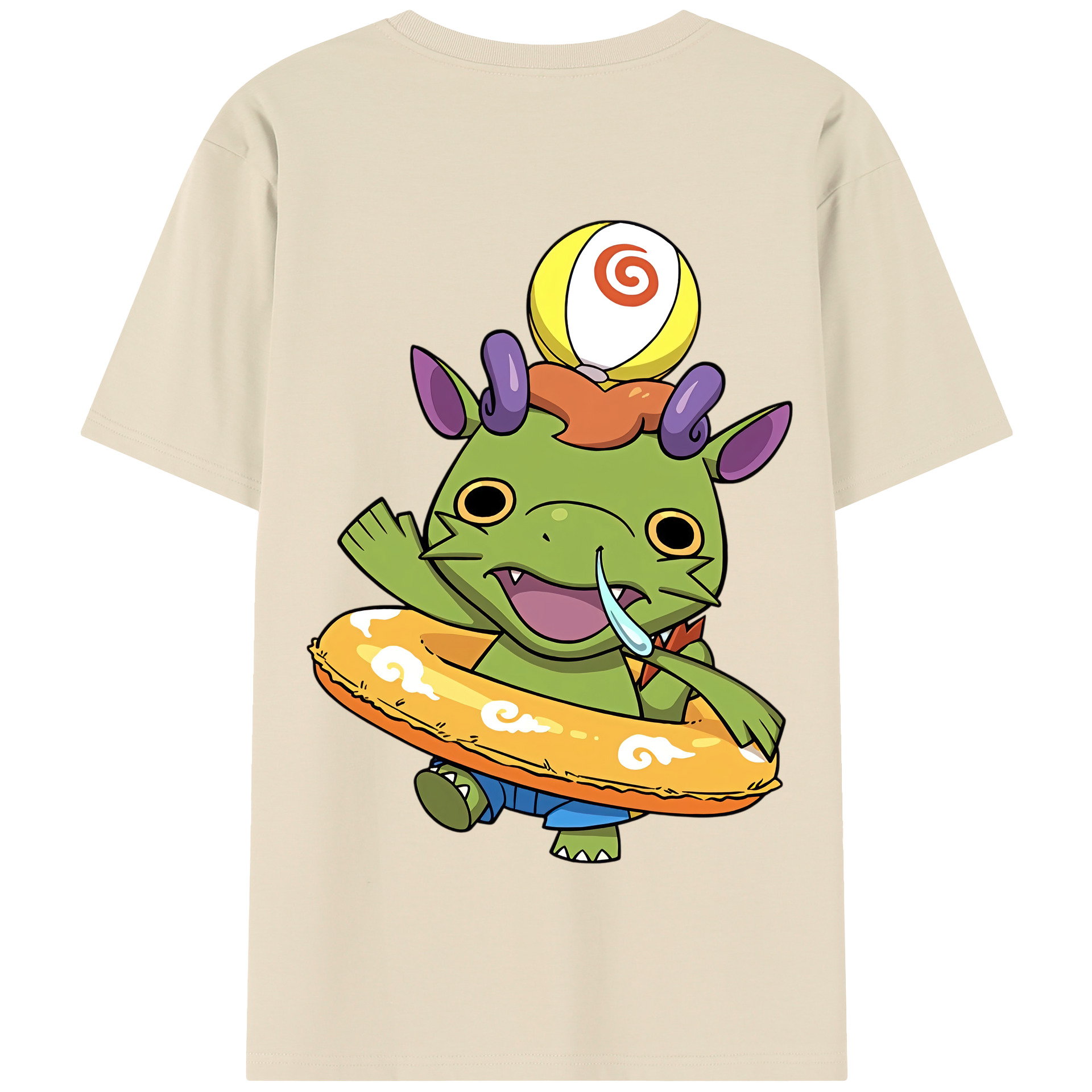 （画像用） 妖怪ウォッチ Yo-kai Watch 綿100％半袖Tシャツ（背面プリント）