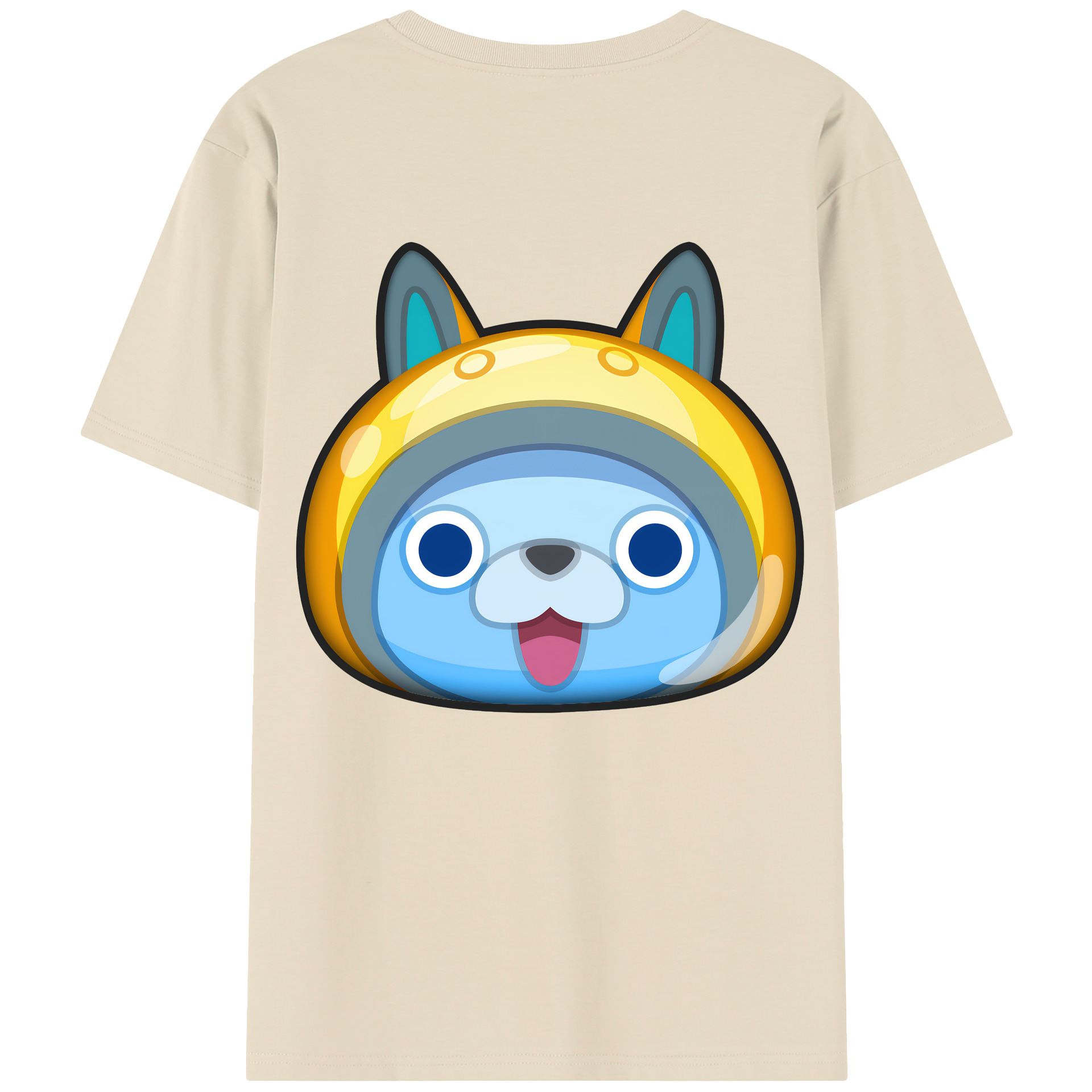 （画像用） 妖怪ウォッチ Yo-kai Watch 綿100％半袖Tシャツ（背面プリント）