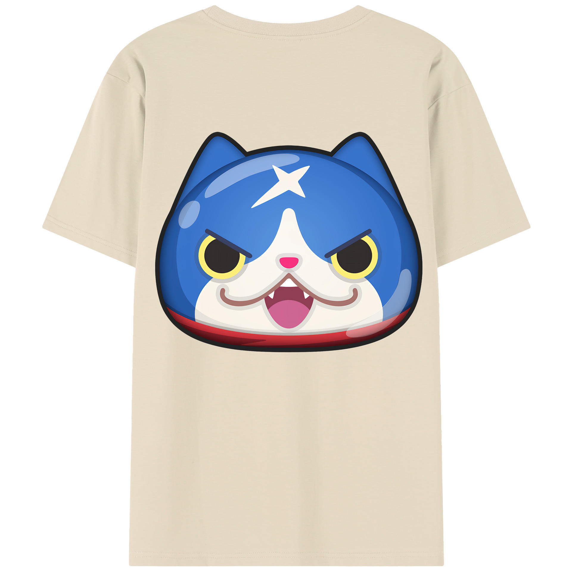 （画像用） 妖怪ウォッチ Yo-kai Watch 綿100％半袖Tシャツ（背面プリント）
