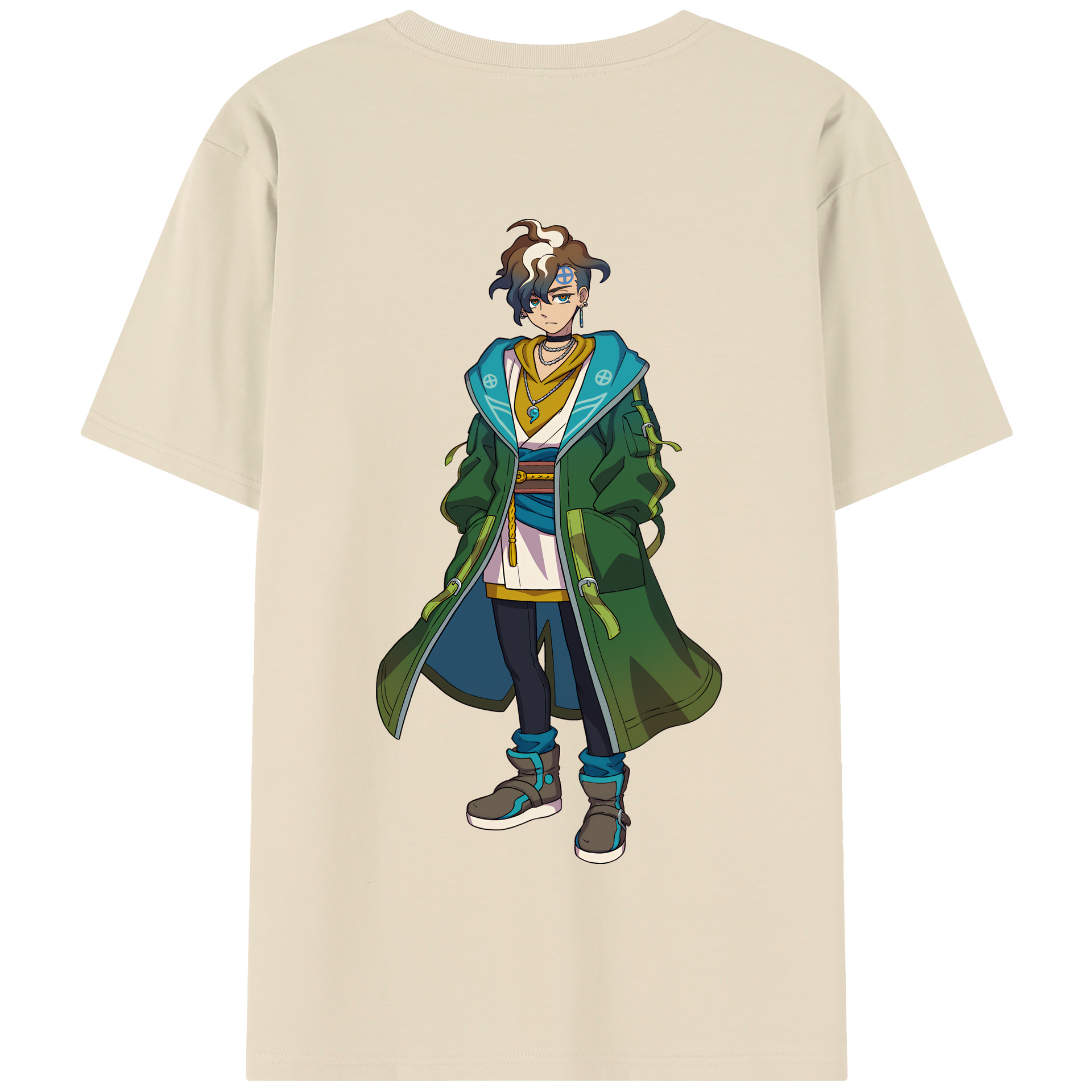 （画像用） 妖怪ウォッチ Yo-kai Watch 綿100％半袖Tシャツ（背面プリント）