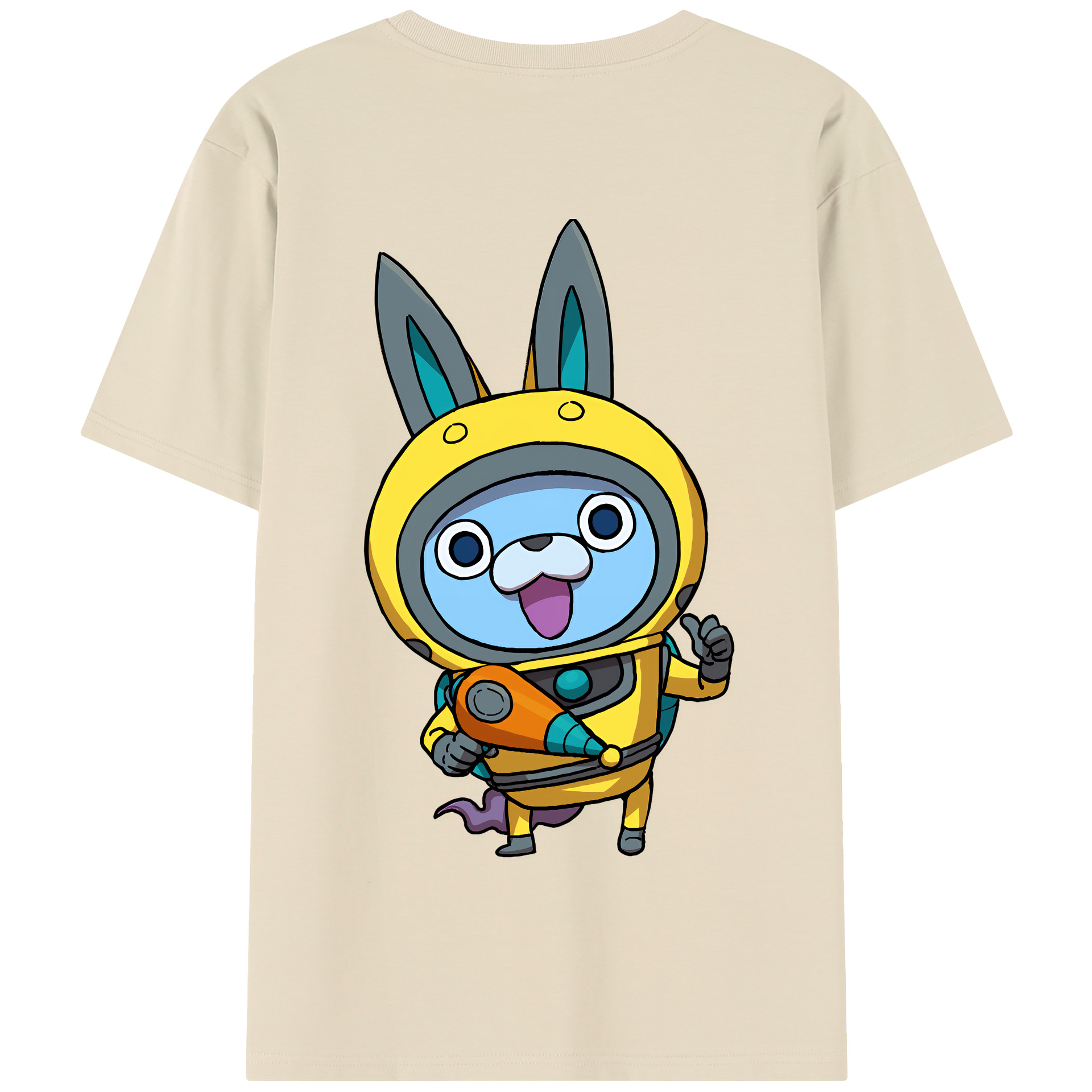 （画像用） 妖怪ウォッチ Yo-kai Watch 綿100％半袖Tシャツ（背面プリント）