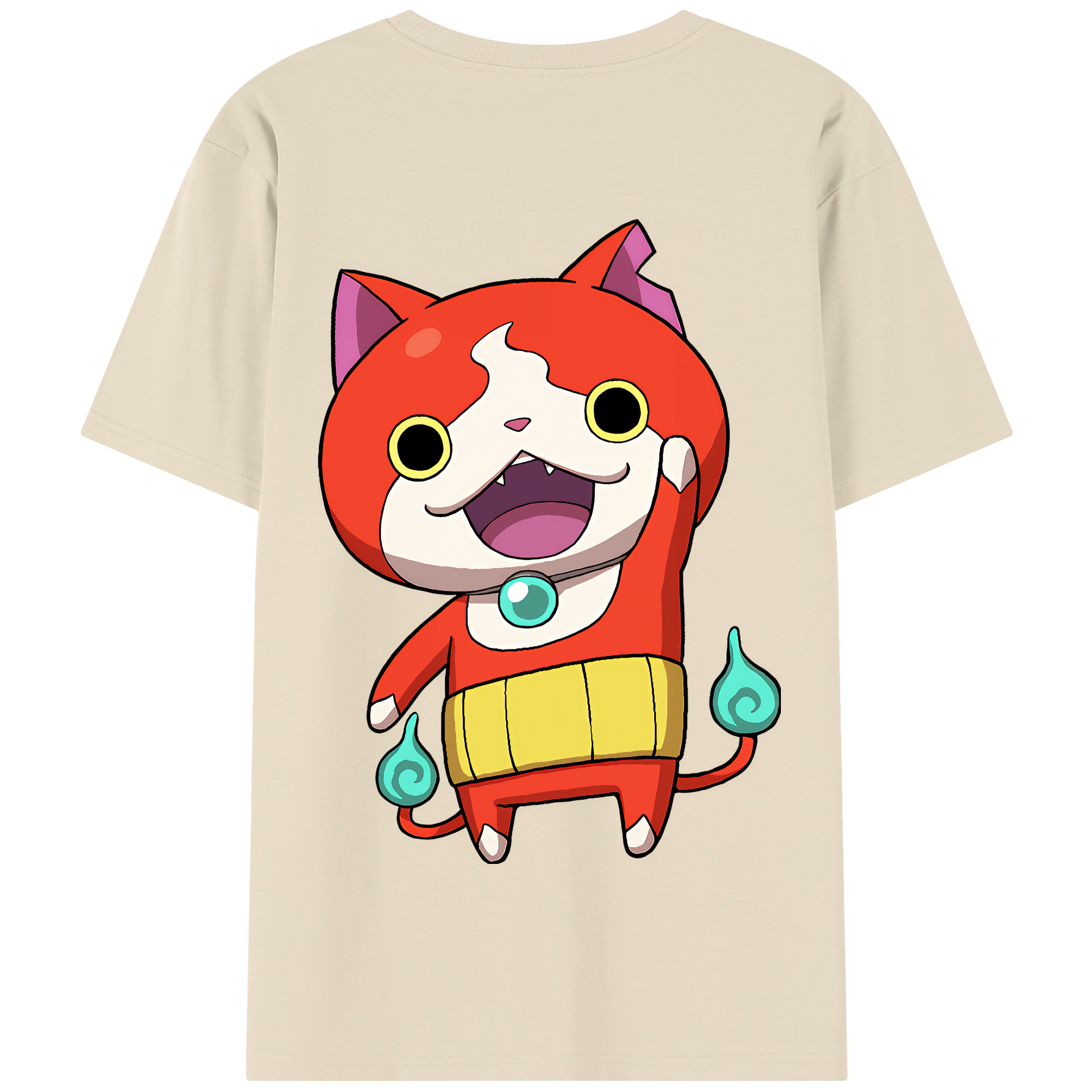 （画像用） 妖怪ウォッチ Yo-kai Watch 綿100％半袖Tシャツ（背面プリント）