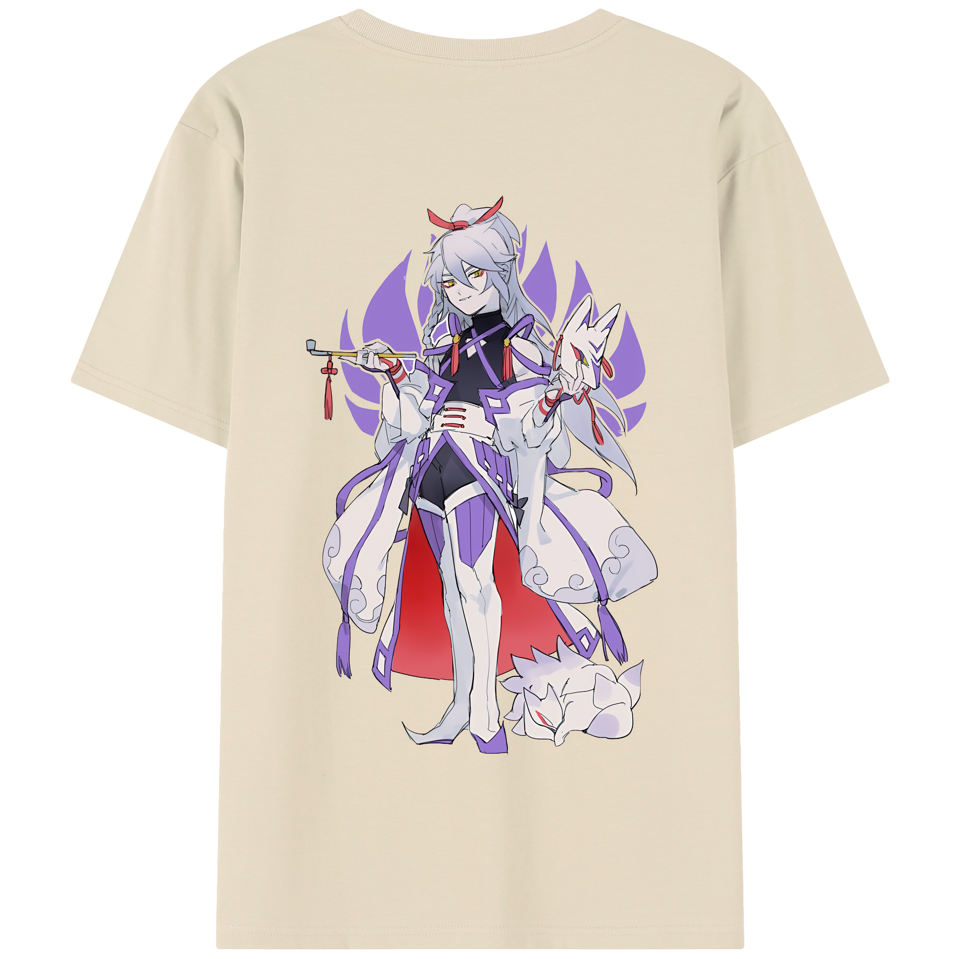 （画像用） 妖怪ウォッチ Yo-kai Watch 綿100％半袖Tシャツ（背面プリント）