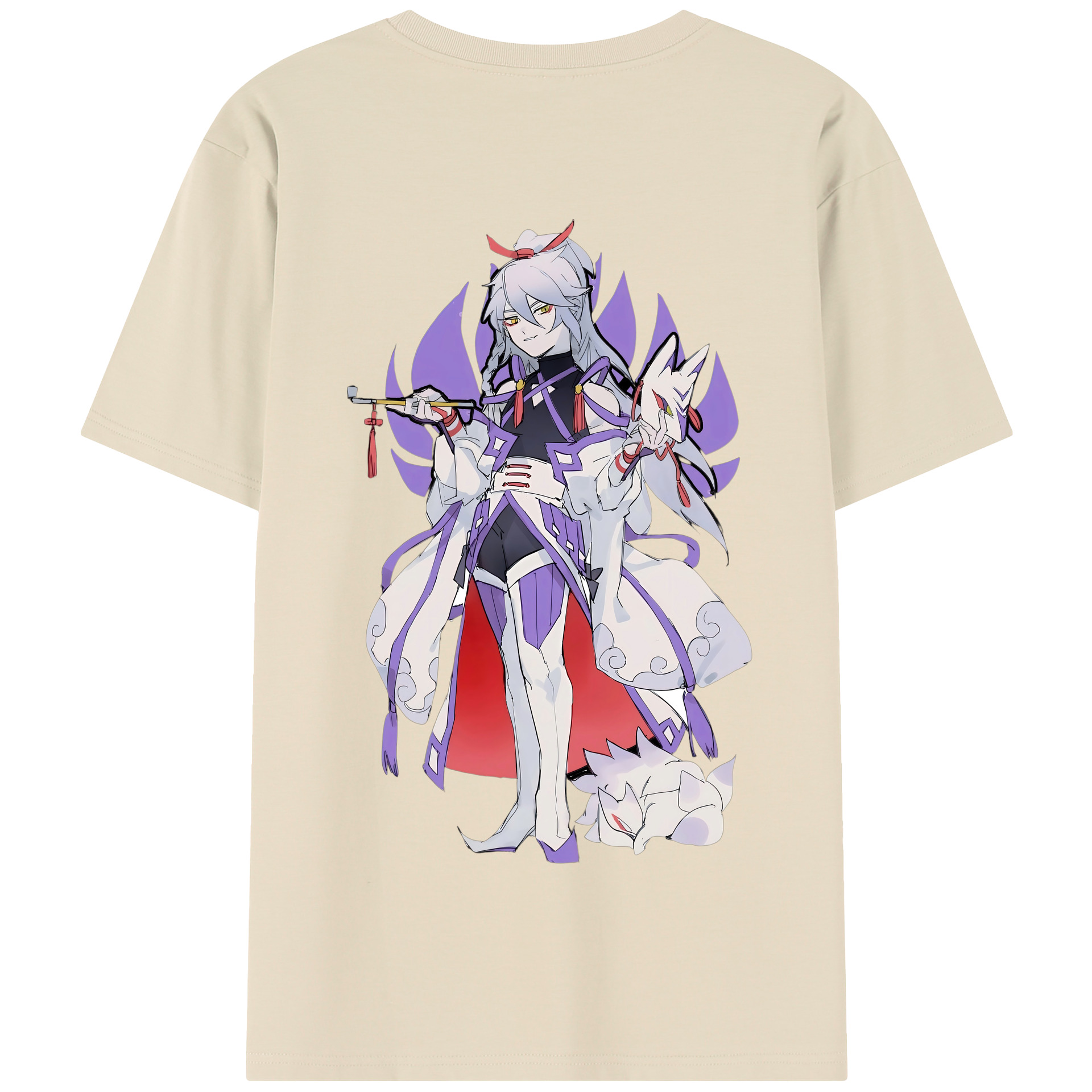 （画像用） 妖怪ウォッチ Yo-kai Watch 綿100％半袖Tシャツ（背面プリント）
