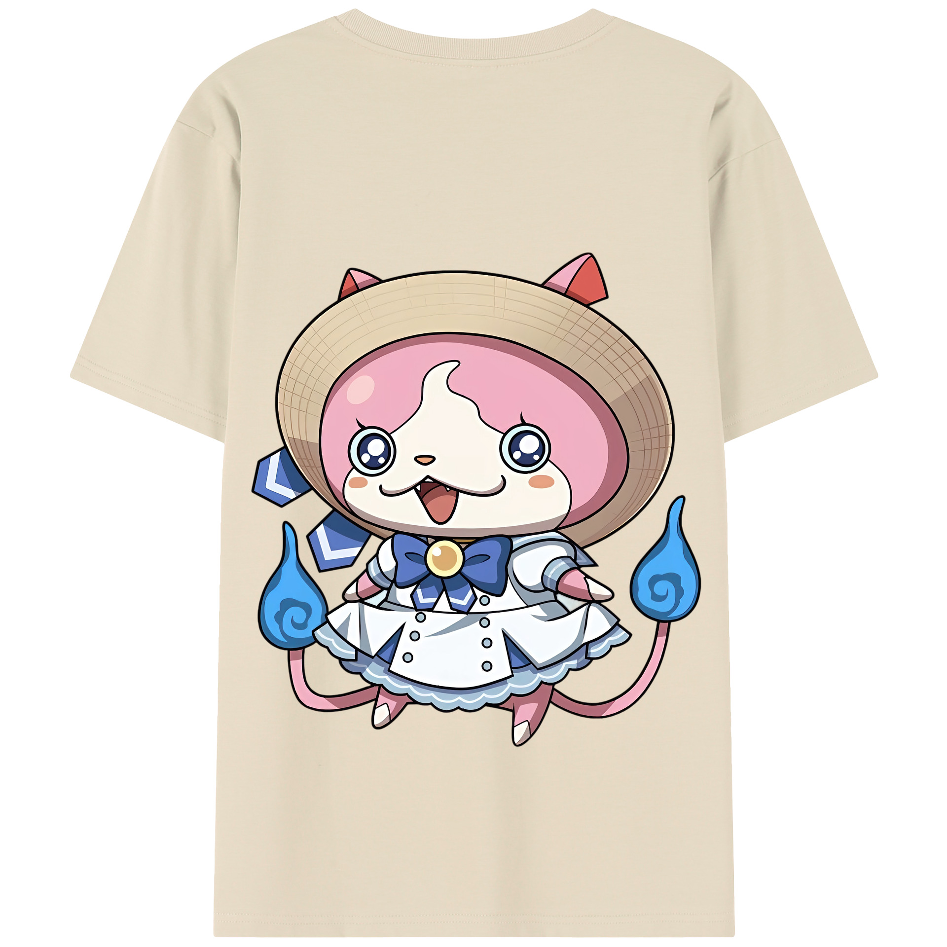 （画像用） 妖怪ウォッチ Yo-kai Watch 綿100％半袖Tシャツ（背面プリント）
