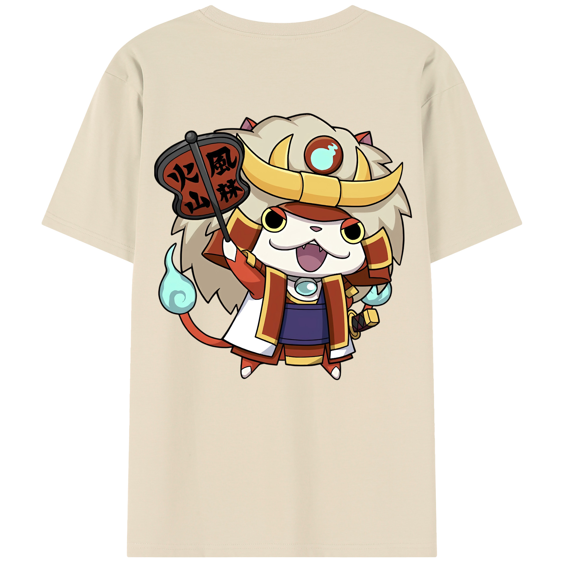（画像用） 妖怪ウォッチ Yo-kai Watch 綿100％半袖Tシャツ（背面プリント）