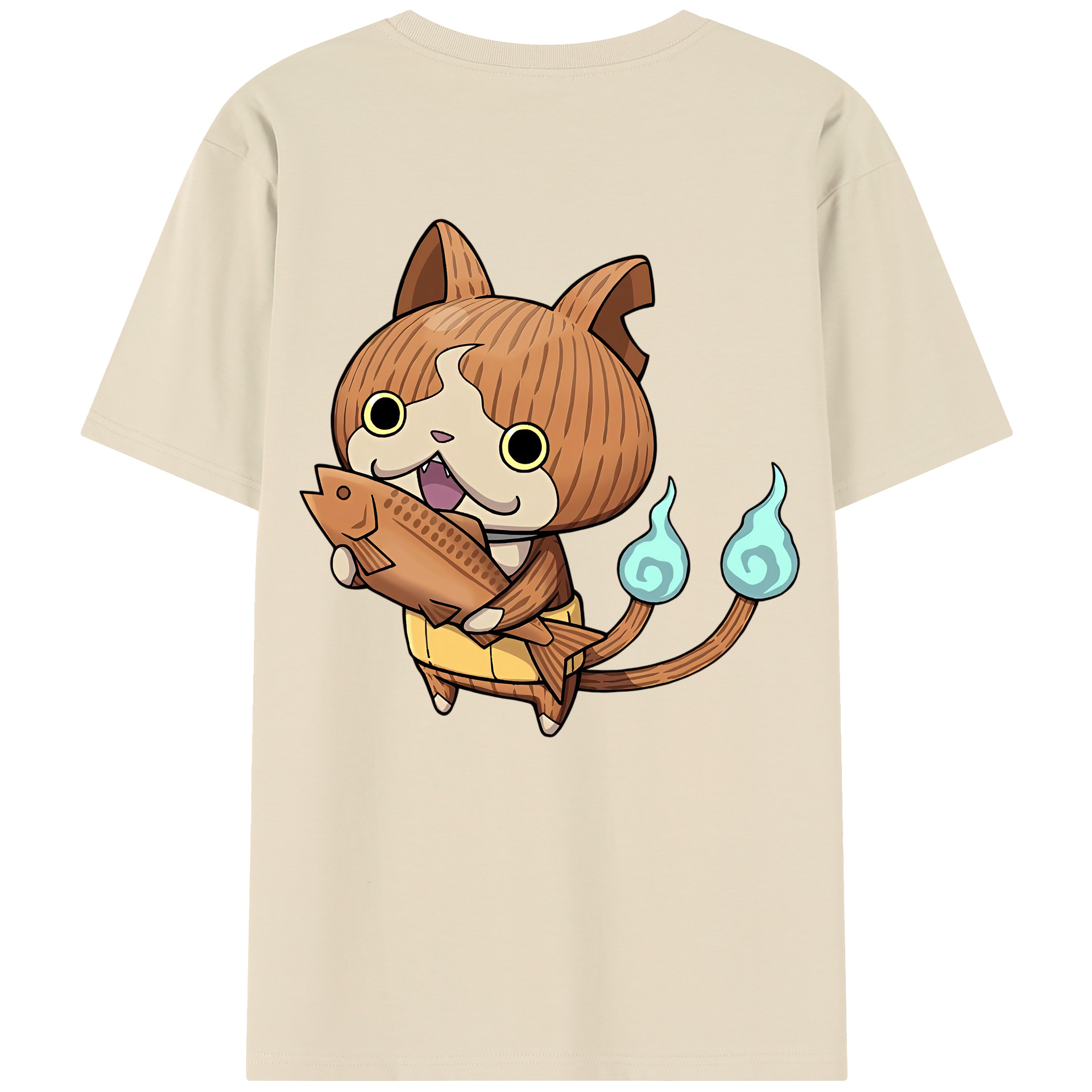 （画像用） 妖怪ウォッチ Yo-kai Watch 綿100％半袖Tシャツ（背面プリント）