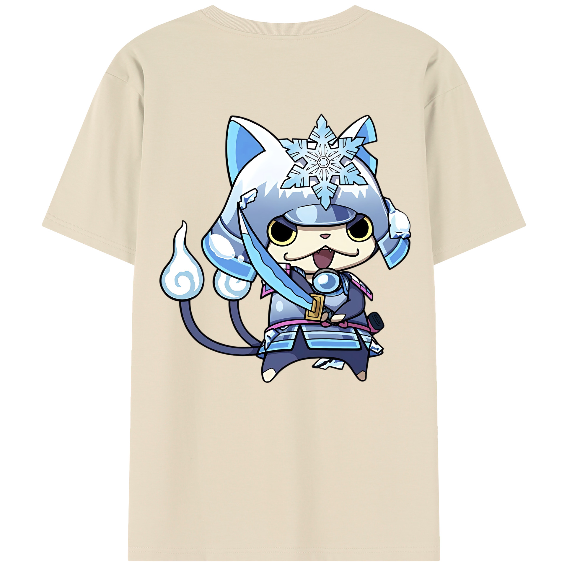（画像用） 妖怪ウォッチ Yo-kai Watch 綿100％半袖Tシャツ（背面プリント）