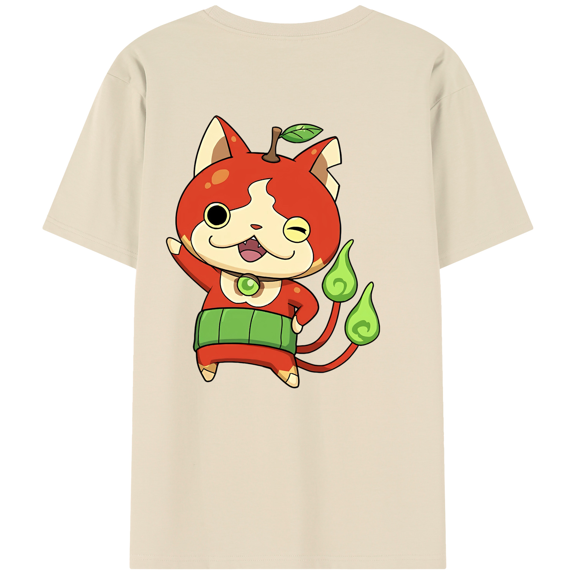 （画像用） 妖怪ウォッチ Yo-kai Watch 綿100％半袖Tシャツ（背面プリント）